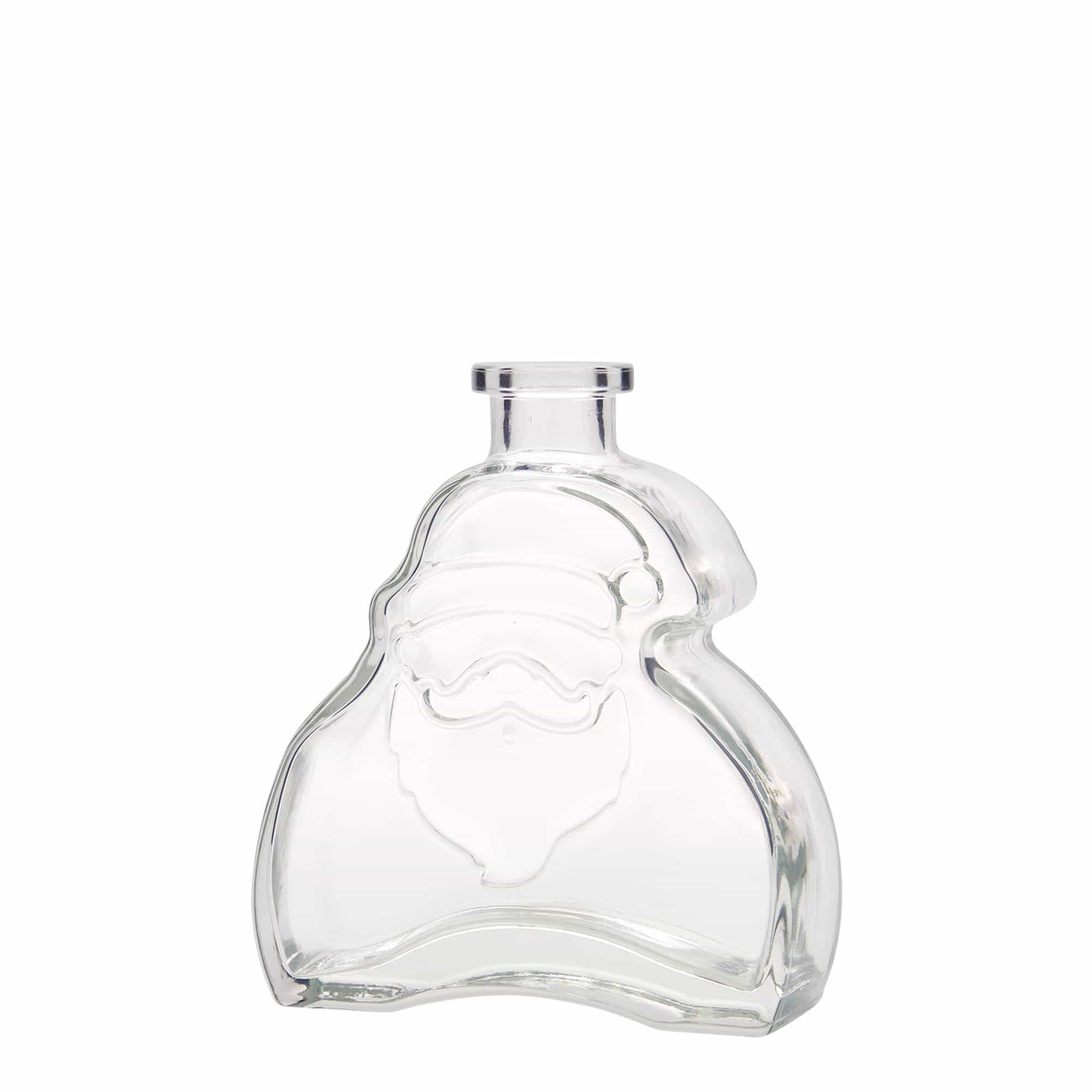 200 ml стъклена бутилка „Santa Claus“, затваряне: коркова тапа