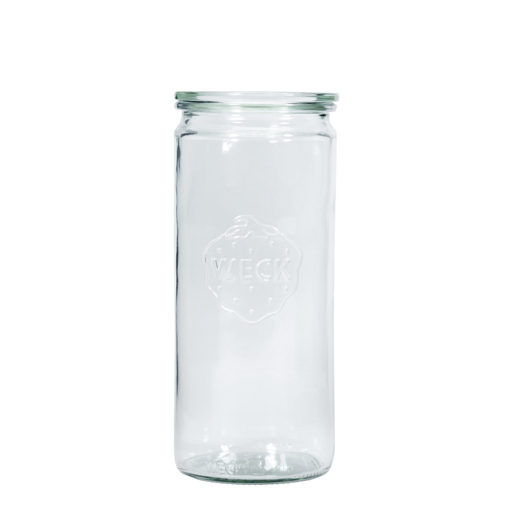 1040 ml WECK цилиндричен буркан, затваряне: заоблен ръб