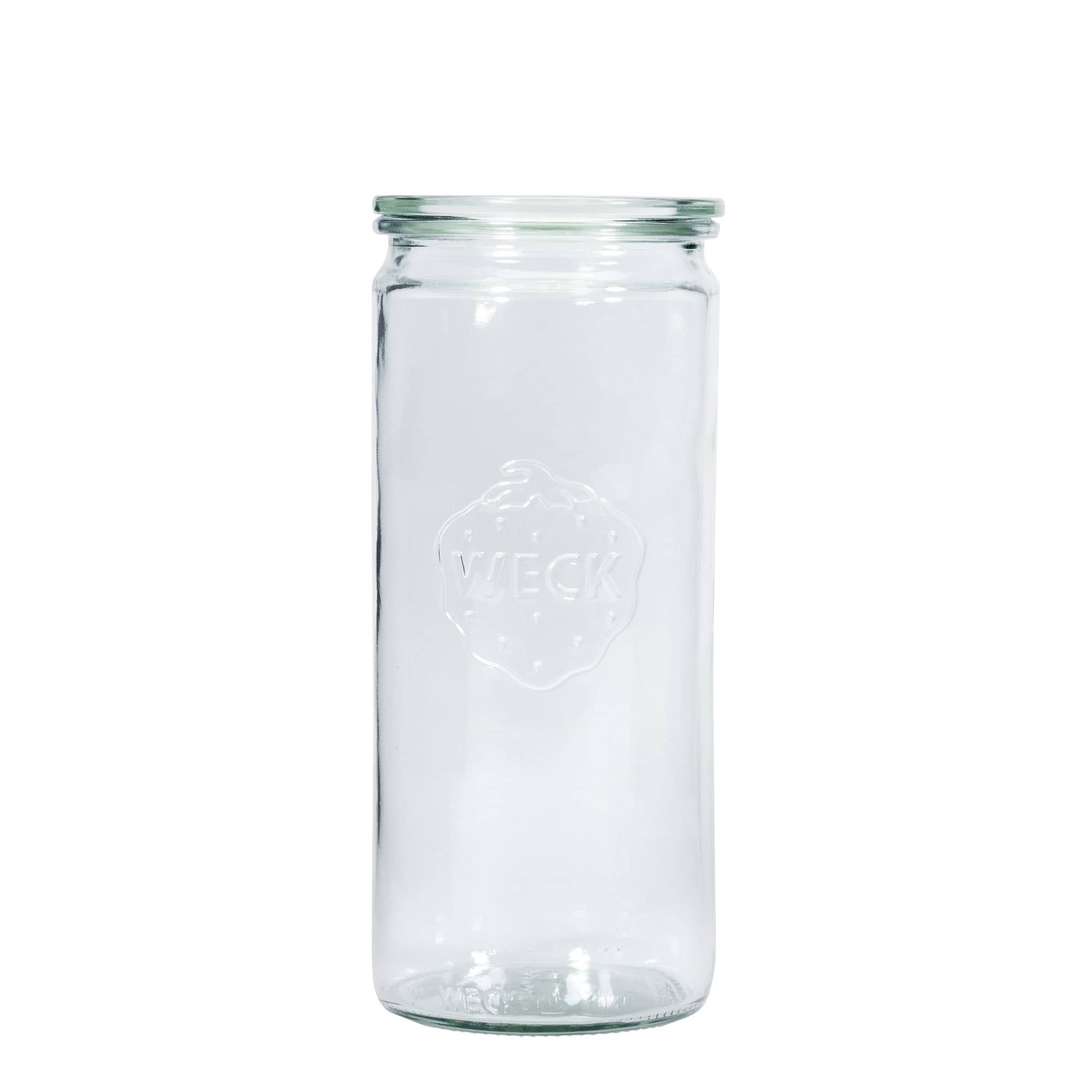 1.040 ml WECK цилиндрична стъклена чаша, отвор: кръгъл ръб 1.040 ml WECK цилиндрична стъклена чаша, отвор: кръгъл ръб