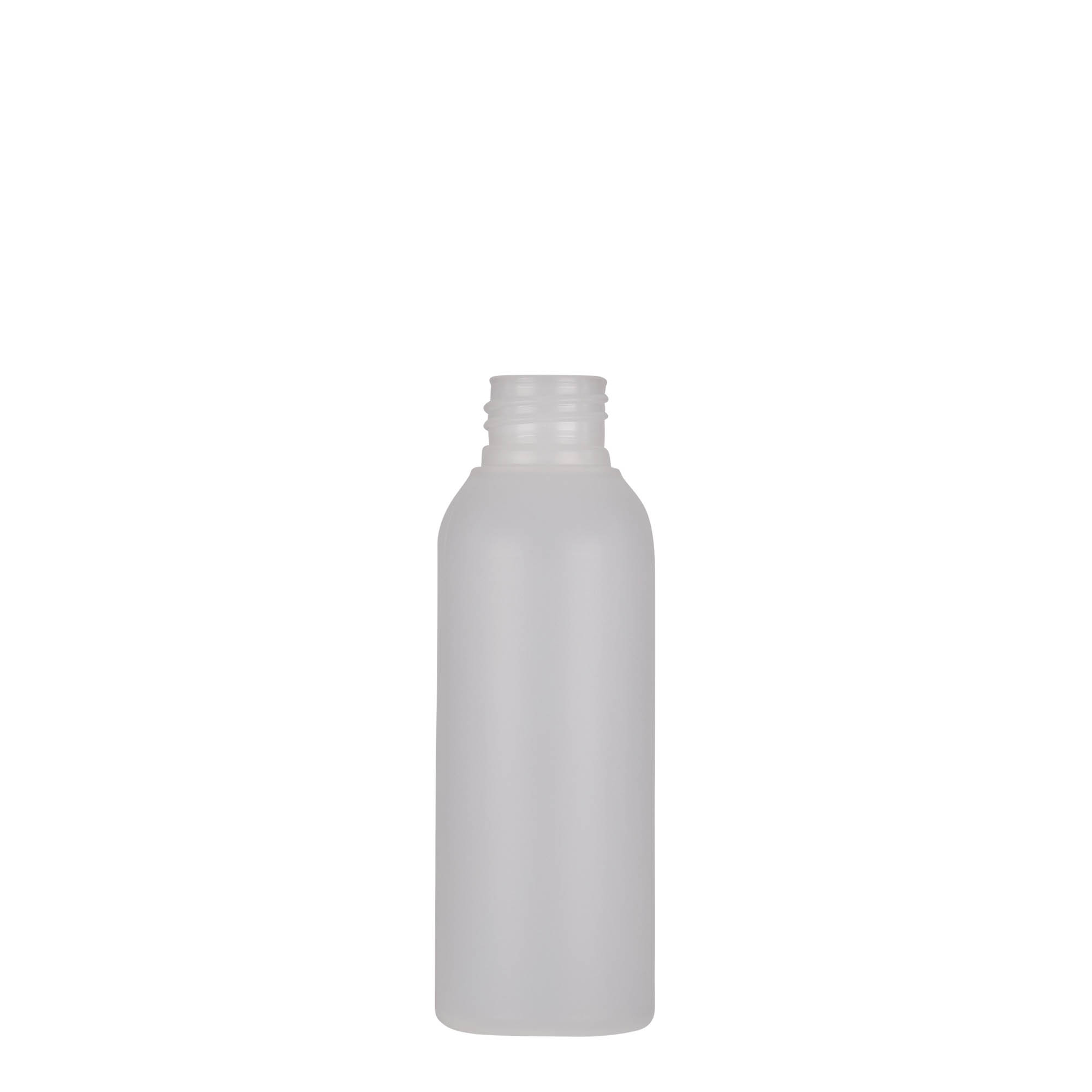 100 мл пластмасова бутилка „Tuffy“, HDPE, натурална, гърло: 24/410 100 мл пластмасова бутилка „Tuffy“, HDPE, натурална, гърло: 24/410
