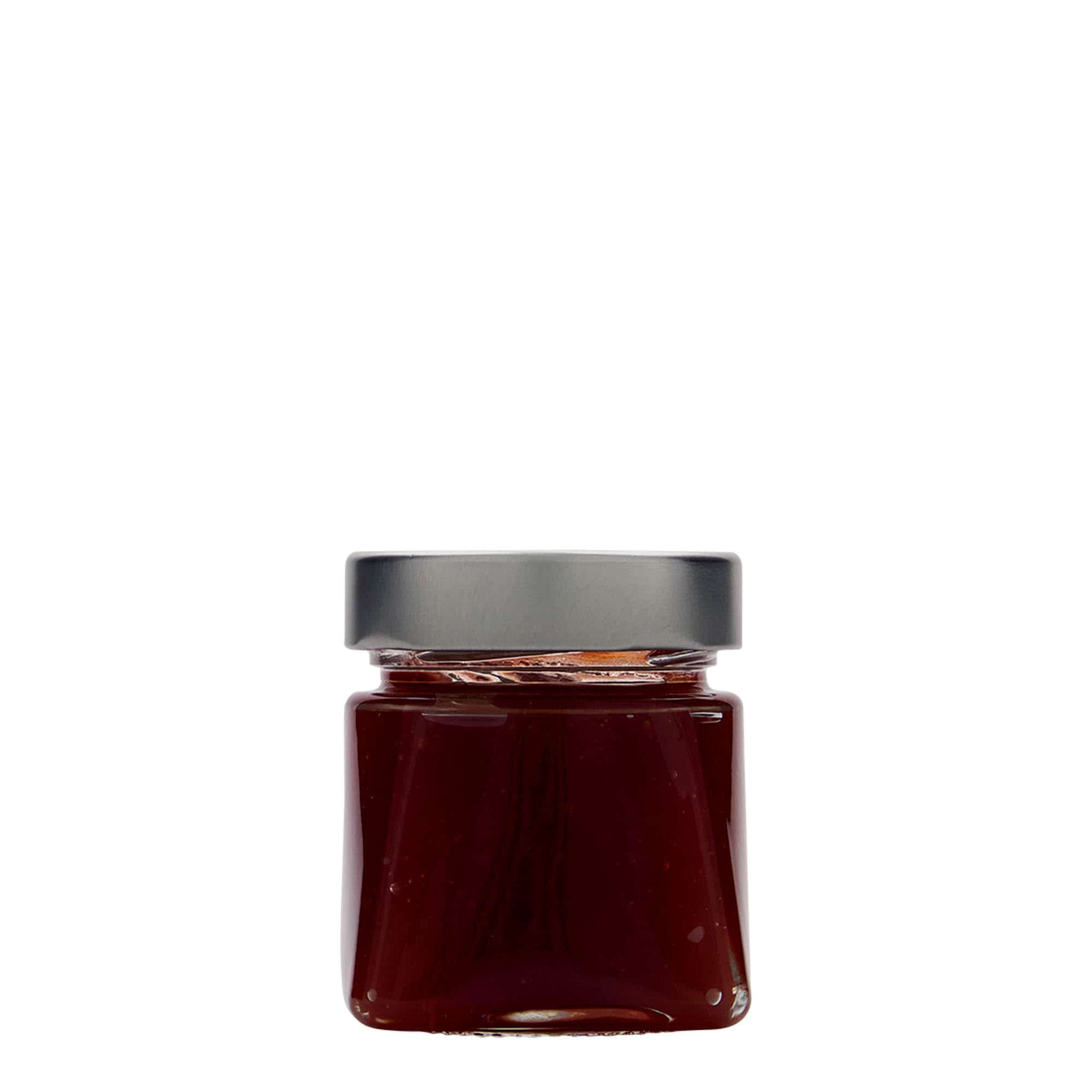 106 мл квадратен буркан 'Luxor', отвор: Deep-Twist-Off (DTO 58)