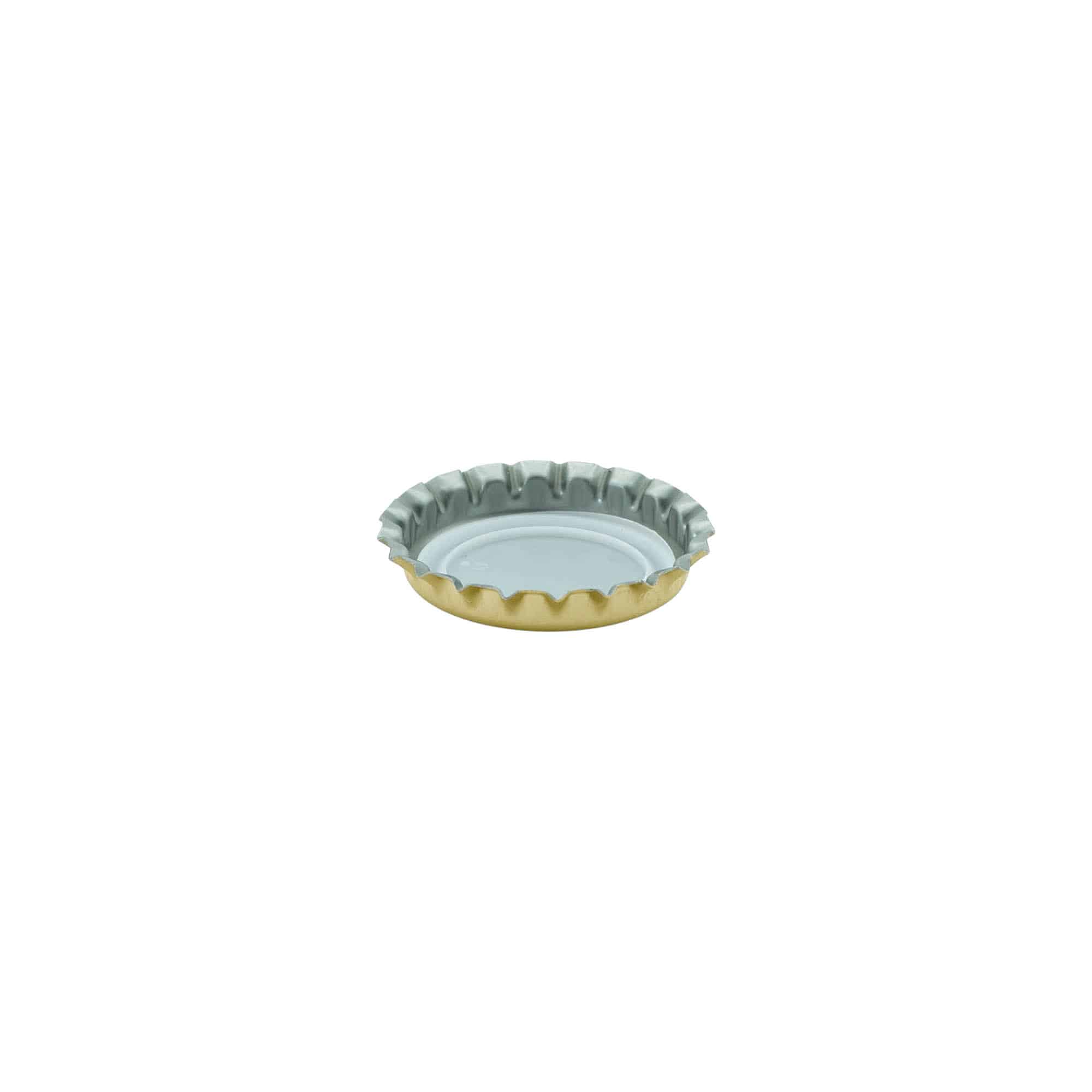 Капачка за бутилки 26 mm, метална, златиста