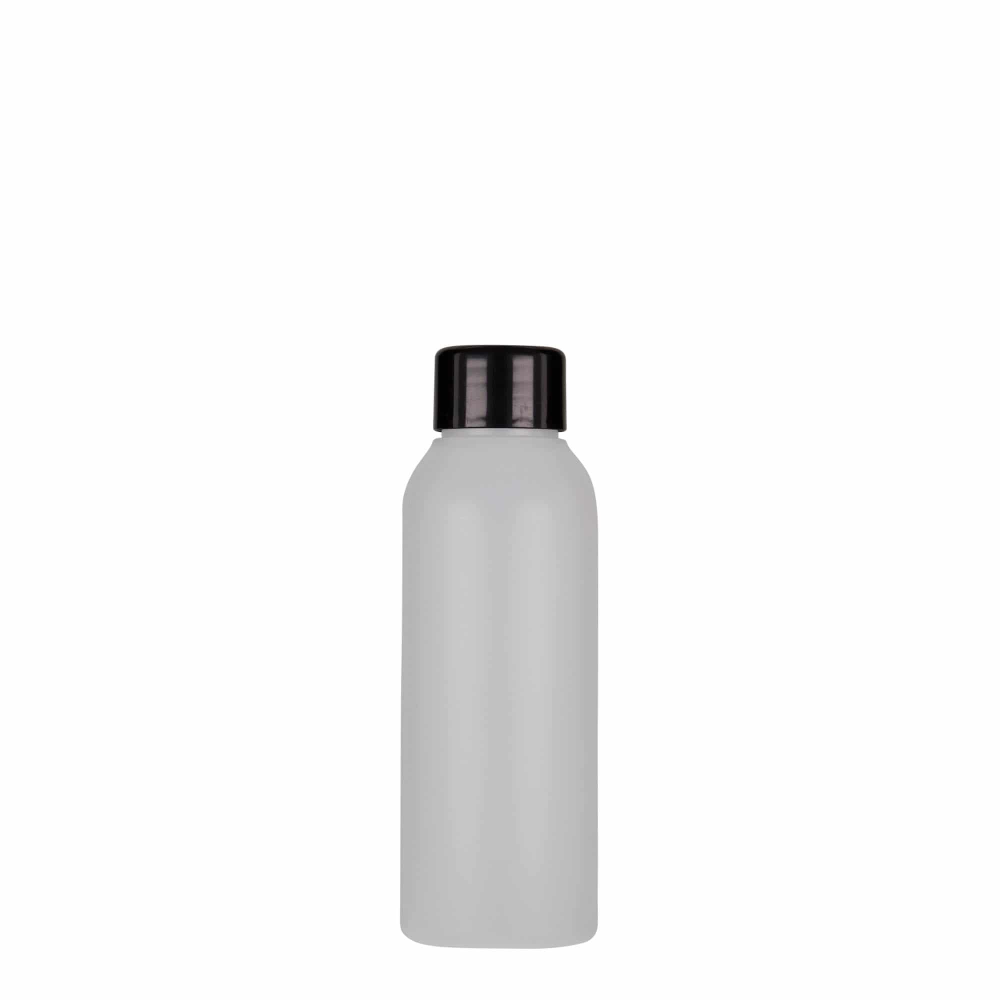 100 ml пластмасова бутилка „Tuffy“, HDPE, естествен цвят, затваряне: винтова капачка GPI 24/410