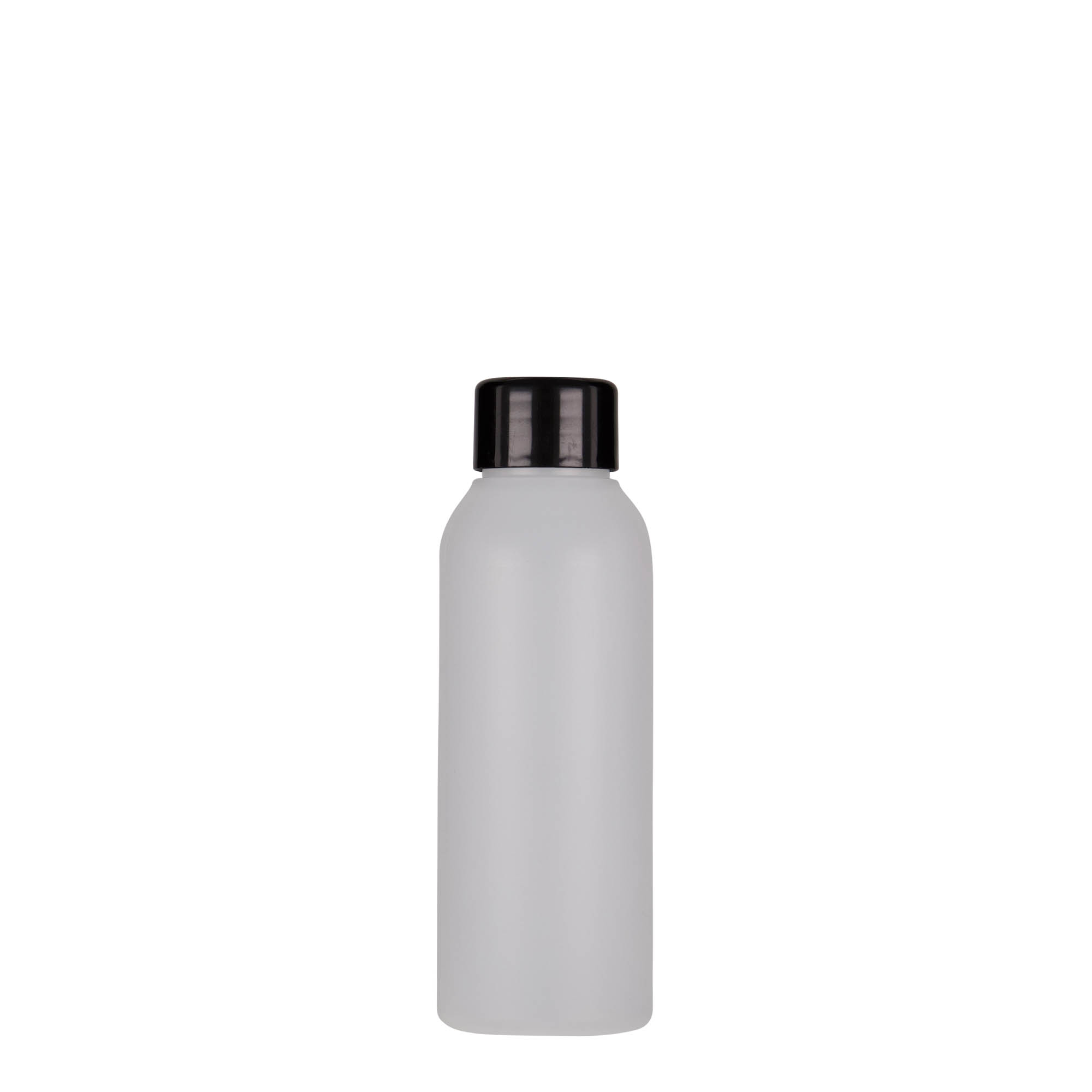 100 мл пластмасова бутилка „Tuffy“, HDPE, натурална, гърло: 24/410