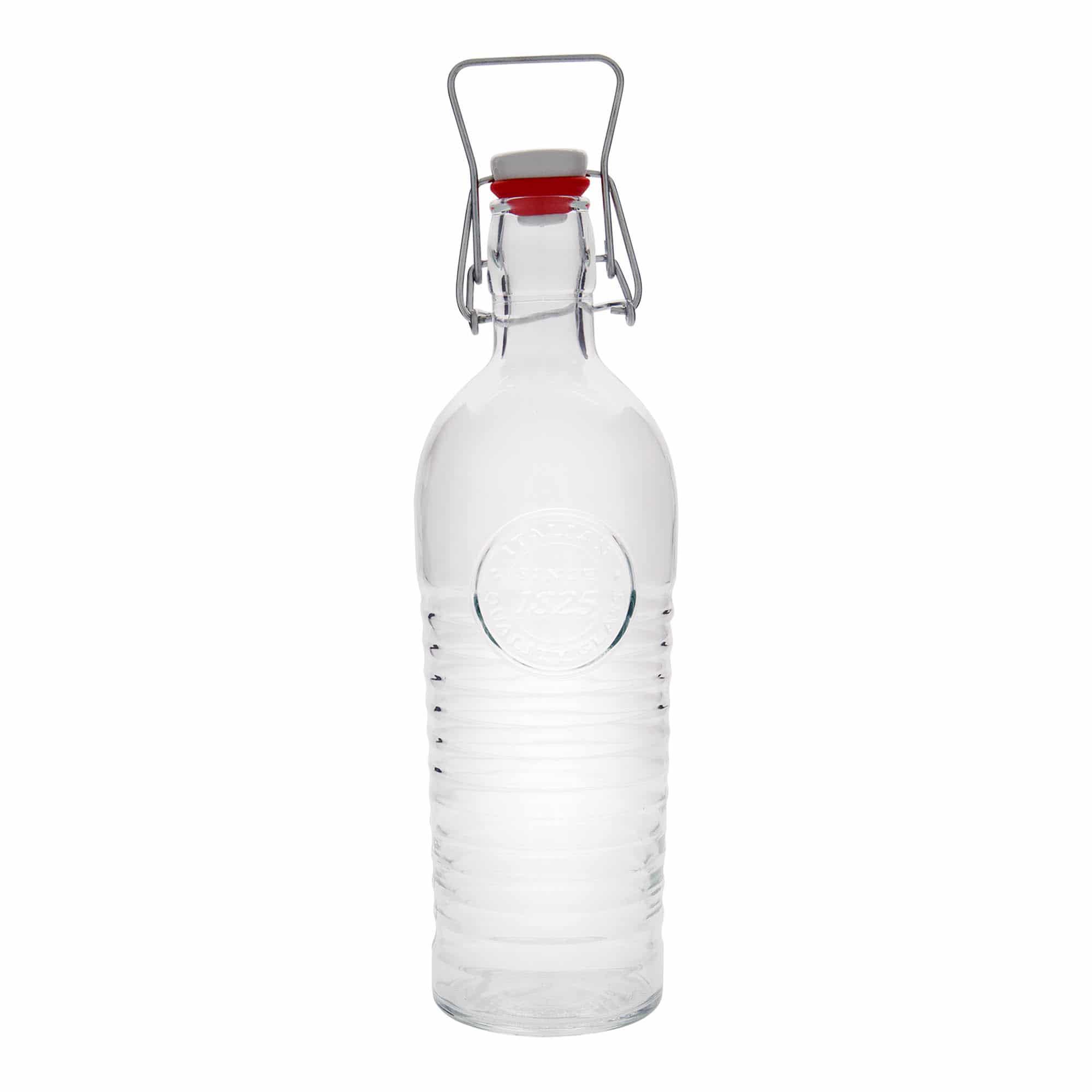 1200 ml стъклена бутилка „Officina 1825“ затваряне: тапа с клипс 1200 ml стъклена бутилка „Officina 1825“ затваряне: тапа с клипс