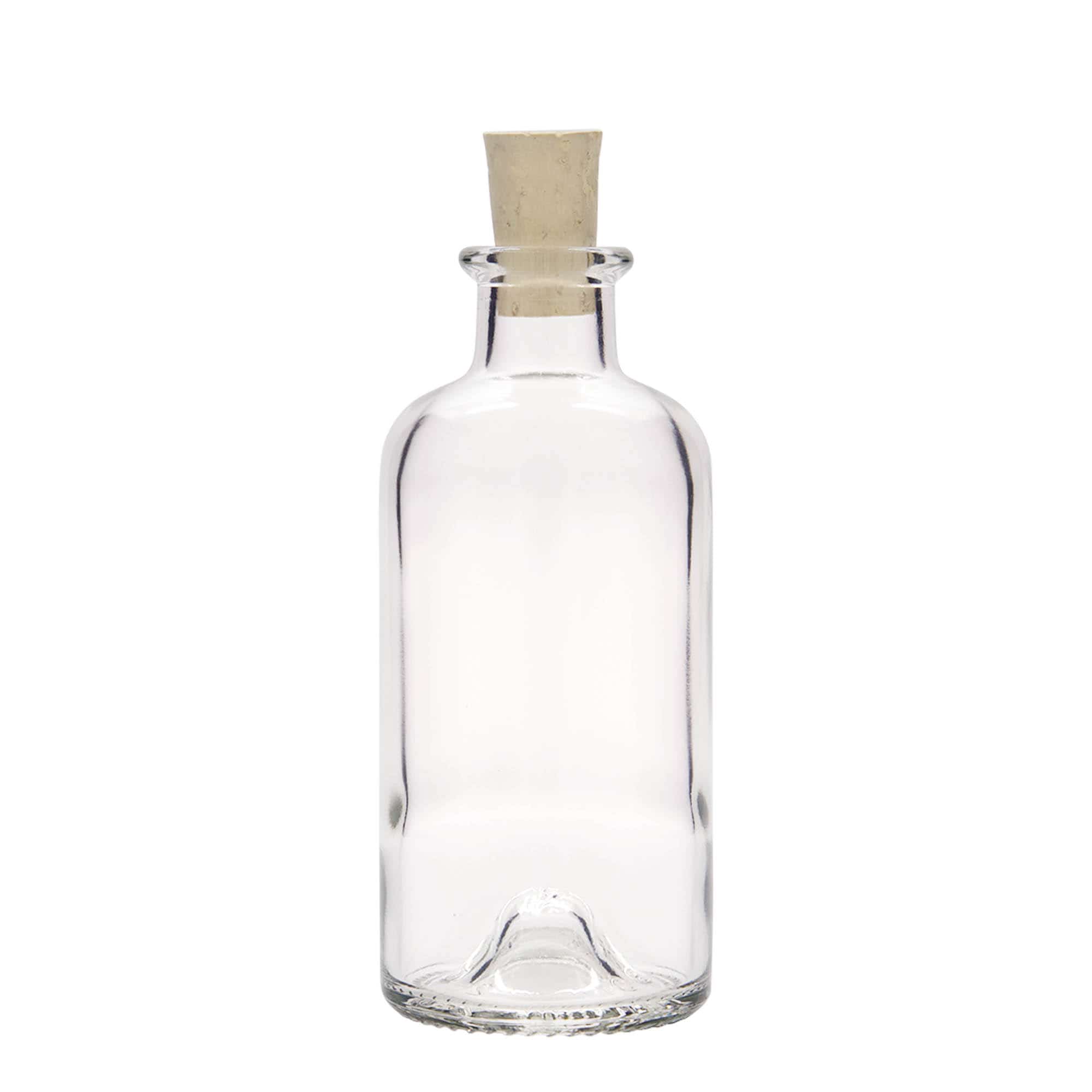 200 ml стъклена аптекарска бутилка, затваряне: коркова тапа