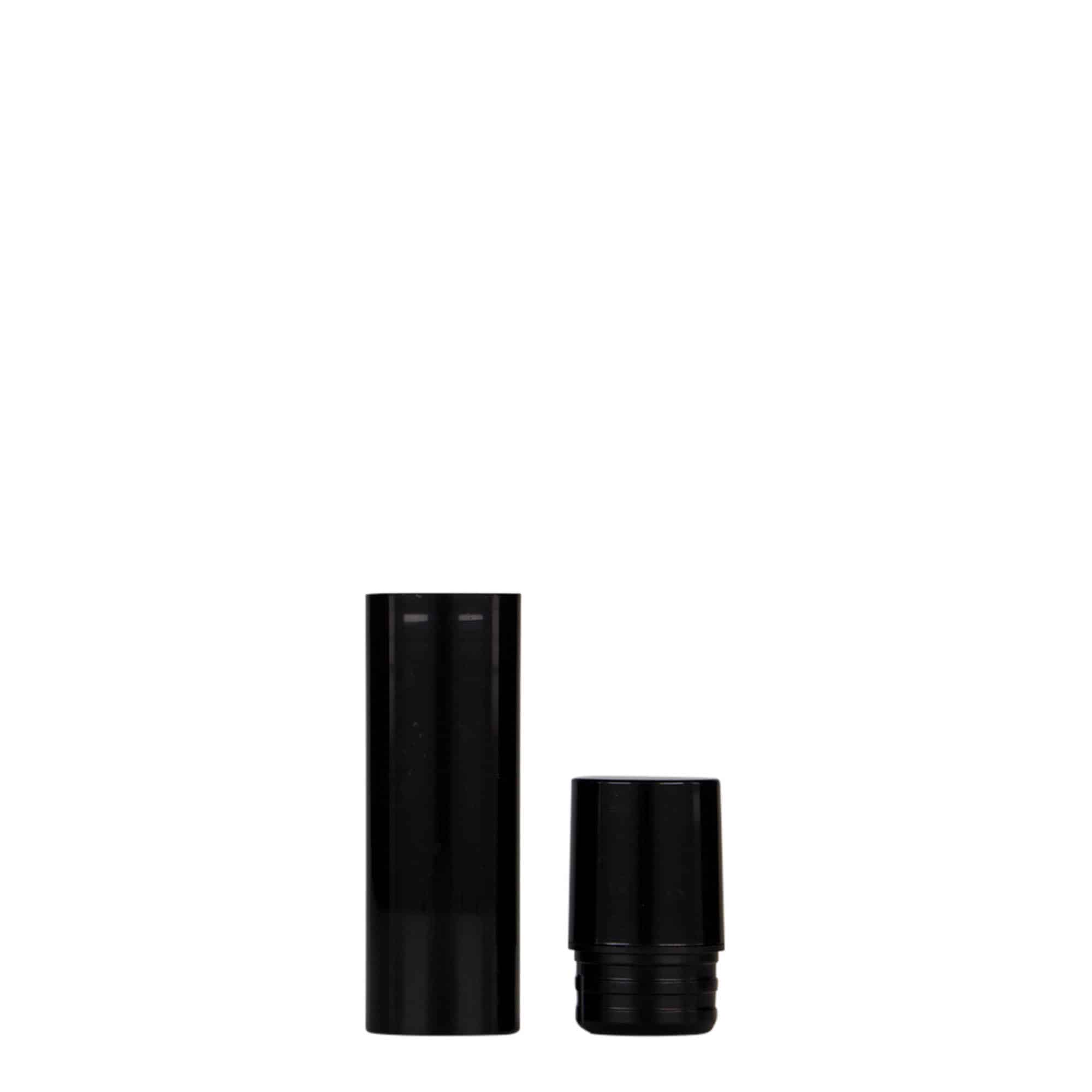 10 ml безвъздушен дозатор „Nano“, PP пластмаса, черен