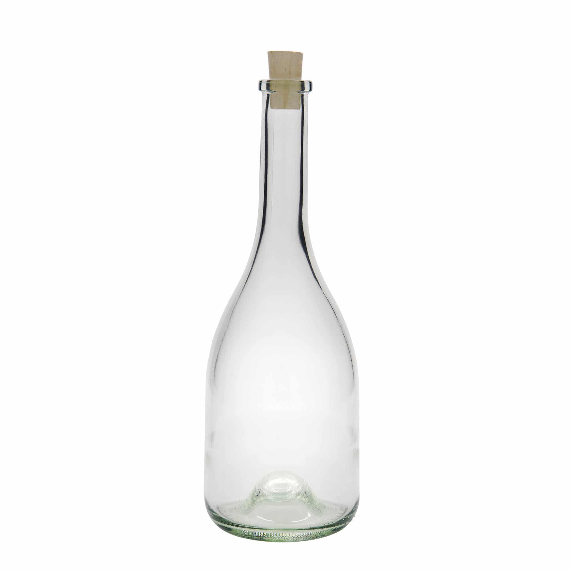 750 ml стъклена бутилка „Rustica“, затваряне: коркова тапа
