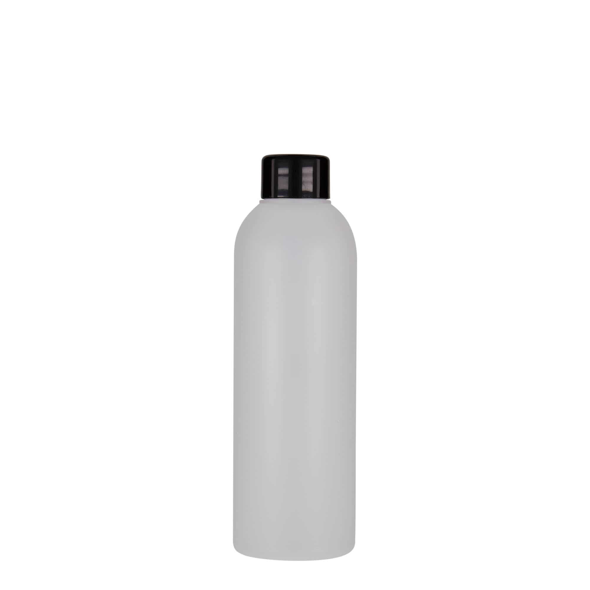 200 ml пластмасова бутилка „Tuffy“, HDPE, естествен цвят, затваряне: винтова капачка GPI 24/410