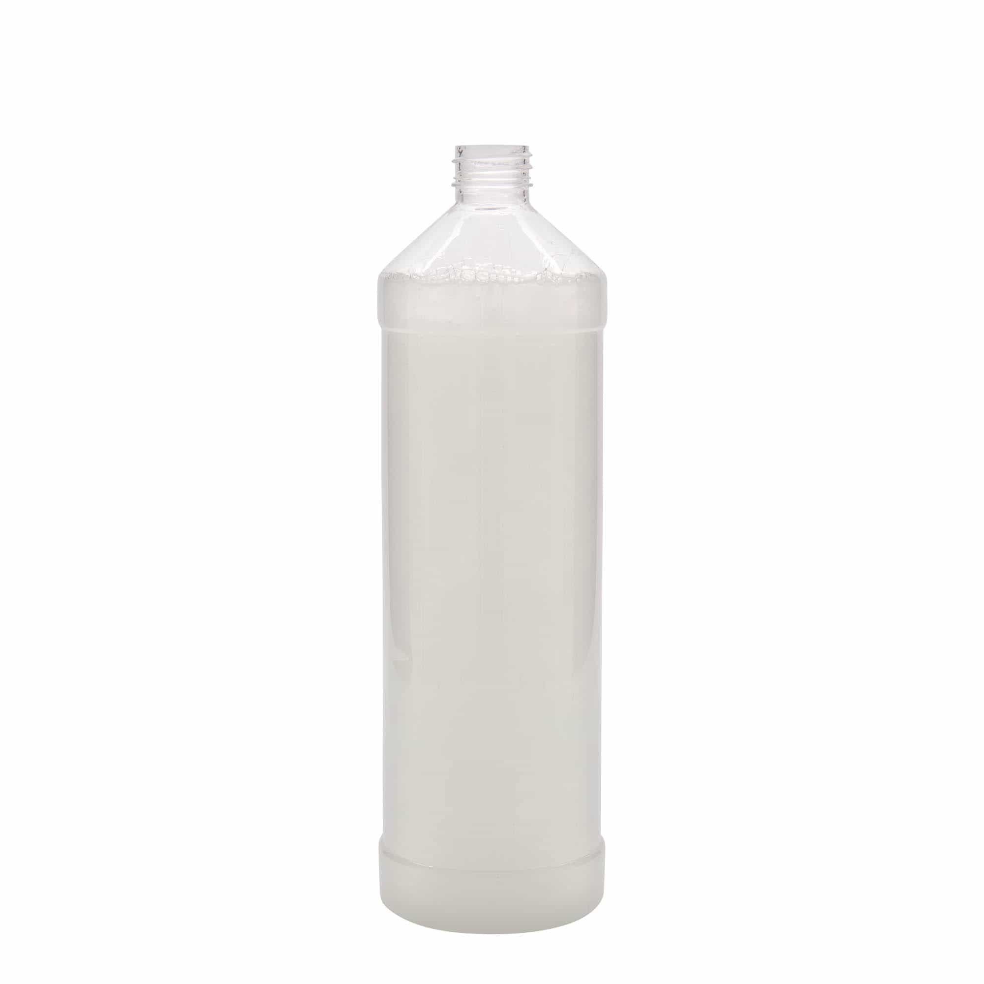 1000 ml PET бутилка „Everytime“, пластмасова, затваряне: винтова капачка GPI 28/410