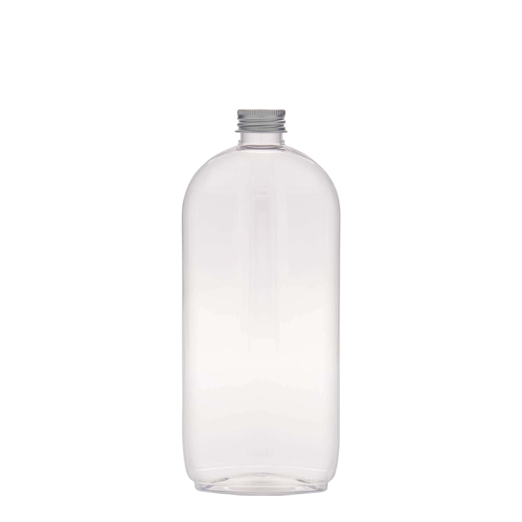 500 ml PET бутилка „Ирис“, овална, пластмасова, затваряне: винтова капачка GPI 24/410