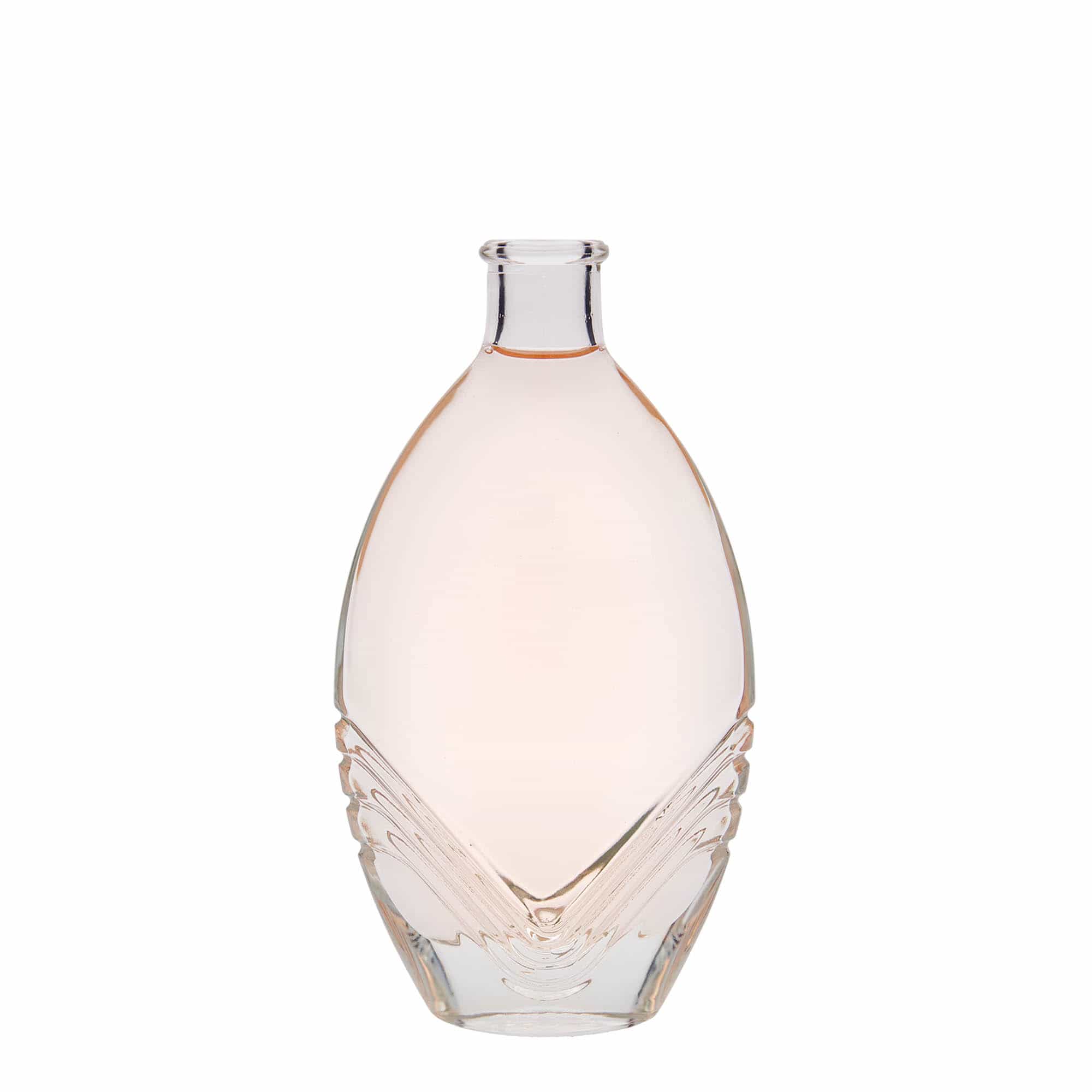 200 ml стъклена бутилка „Florence“, овална, затваряне: коркова тапа