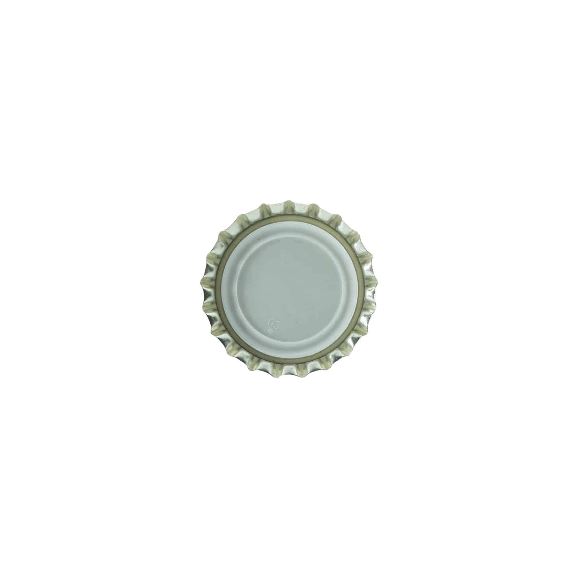 Капачка за бутилки 26 mm, метална, черна