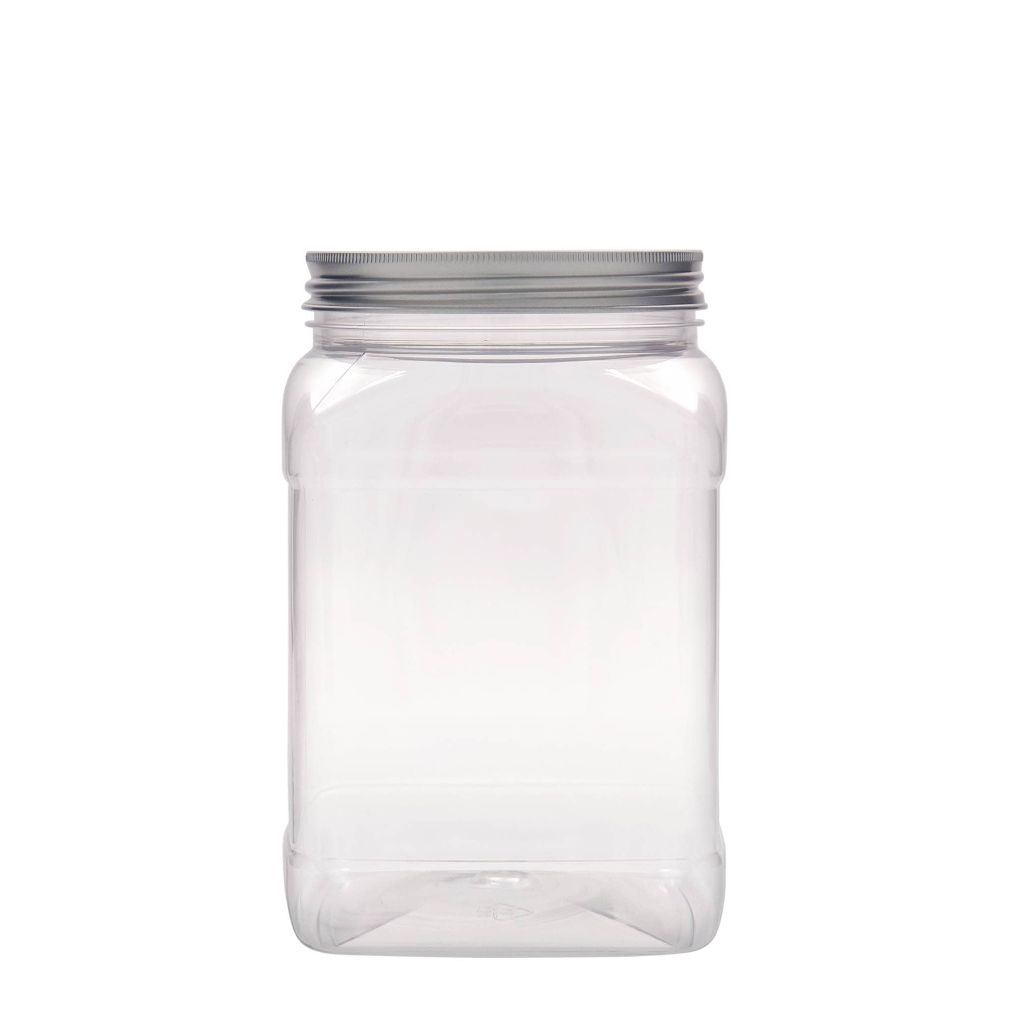 1500 ml PET буркан за съхранение „Dana“, квадратен, пластмасов, затваряне: 100/400
