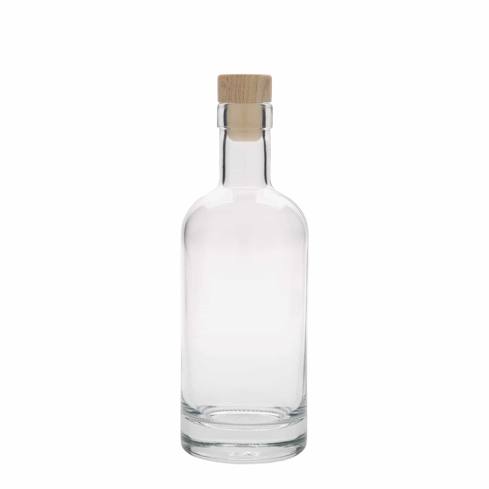 350 ml стъклена бутилка „Linea Uno“, затваряне: коркова тапа