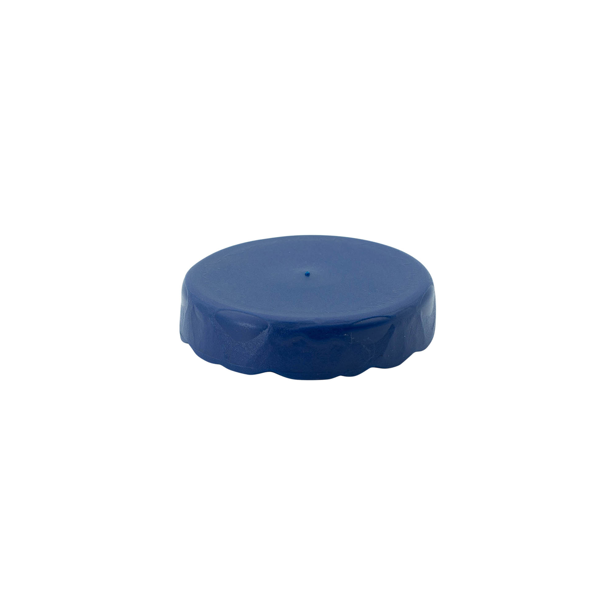 Капак с навиване за керамичен съд с тесно гърло, HDPE пластмаса, син Капак с навиване за керамичен съд с тесно гърло, HDPE пластмаса, син