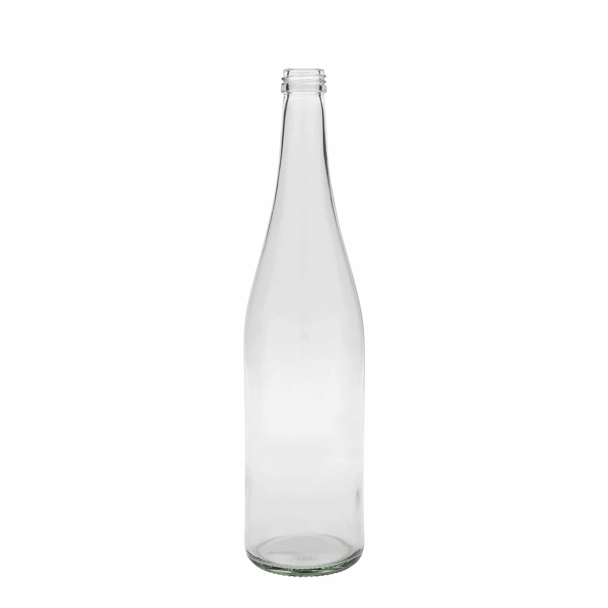 750 ml стъклена бутилка за вино тип кегла, затваряне: капачка PP 28 750 ml стъклена бутилка за вино тип кегла, затваряне: капачка PP 28