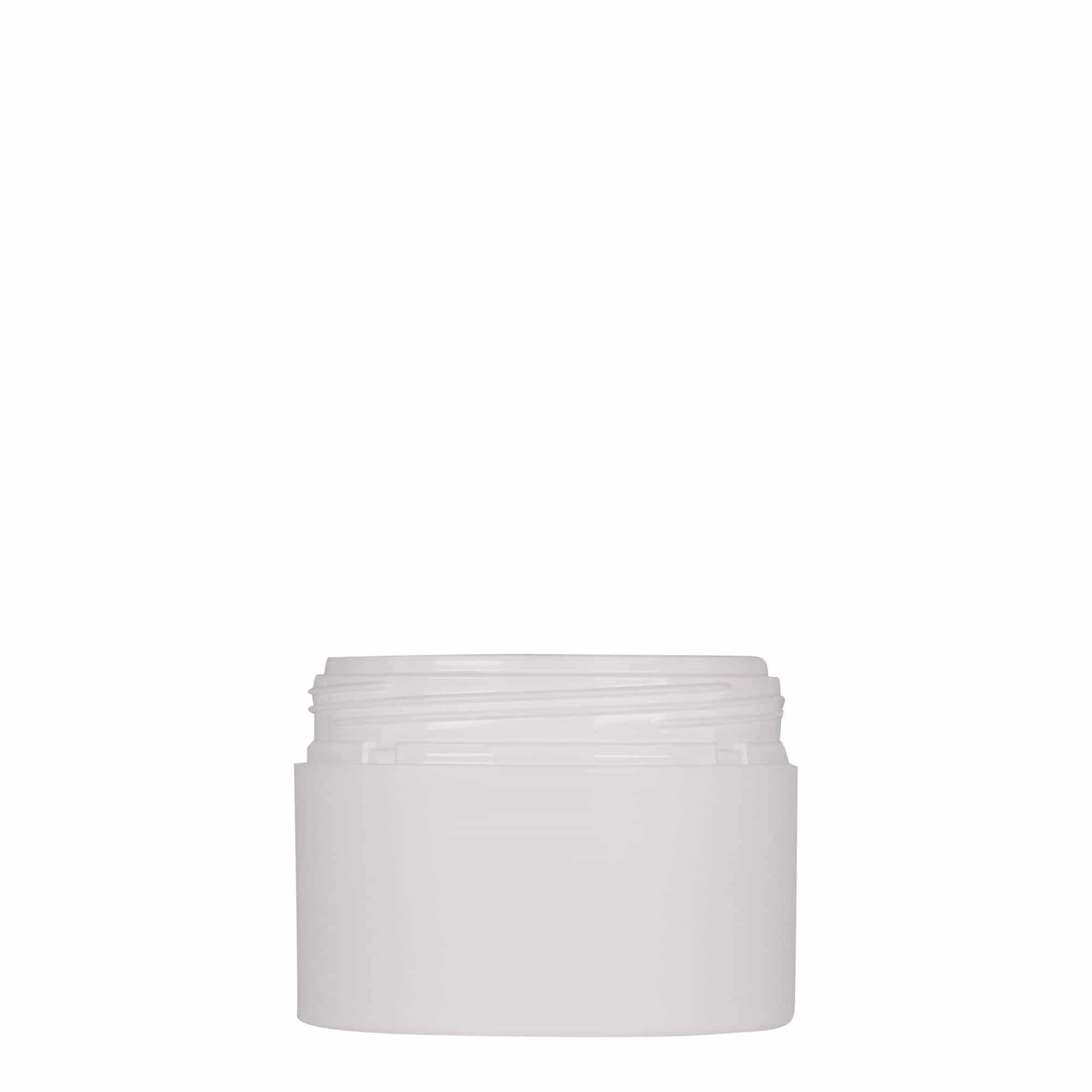 100 ml пластмасова кутия „Antonella“, PP, бяла, затваряне: винтова капачка