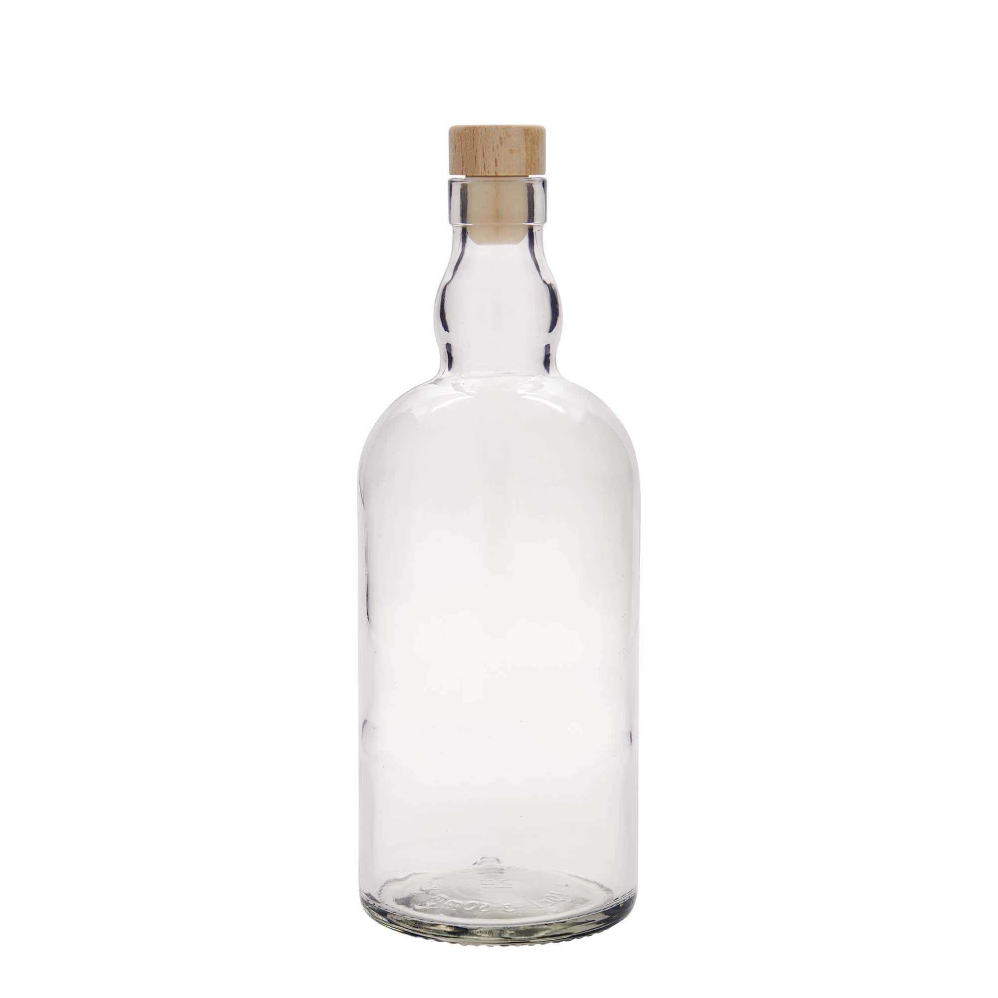 700 ml стъклена бутилка „Абърдийн“, затваряне: коркова тапа