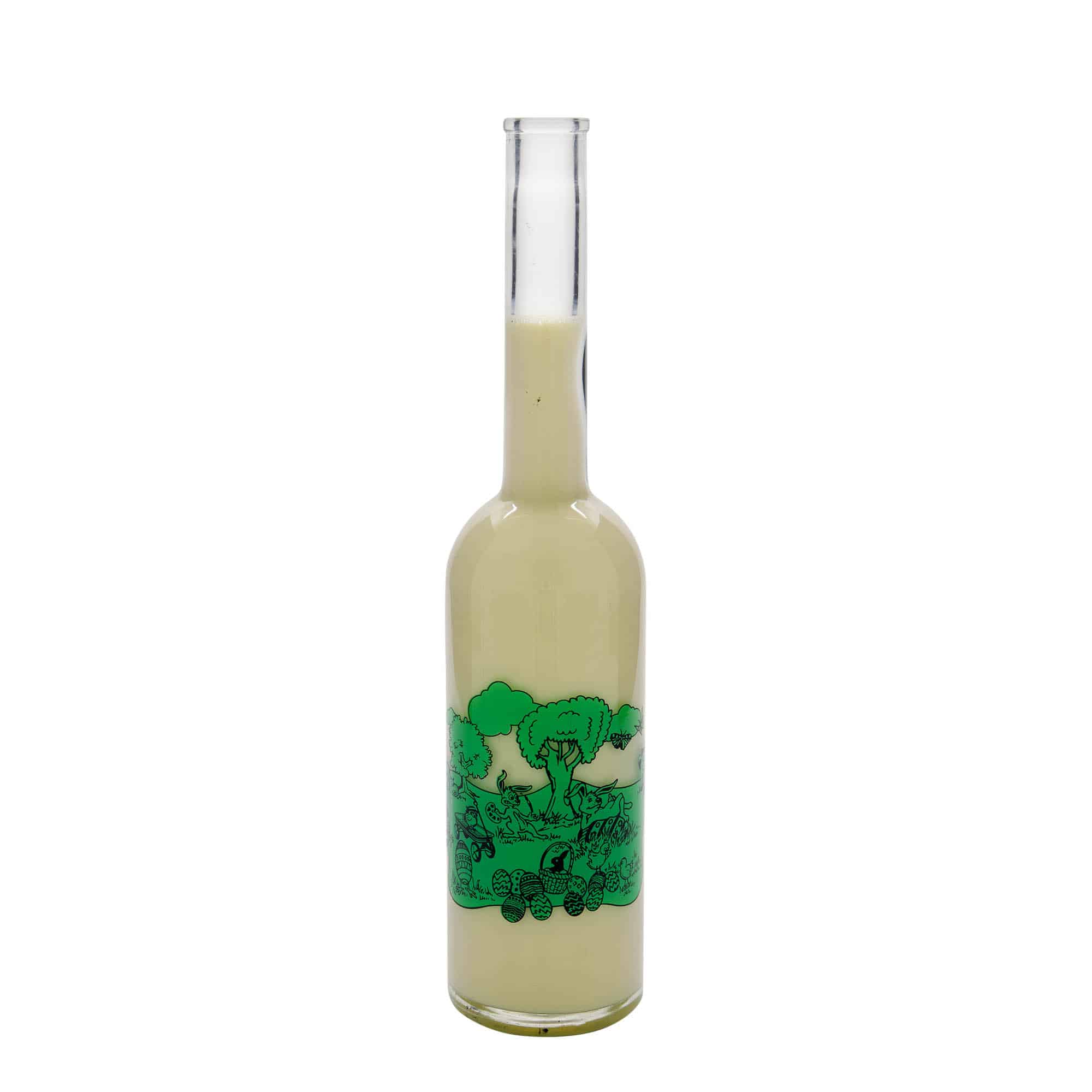 500 ml стъклена бутилка „Опера“, мотив: Великден, затваряне: коркова тапа