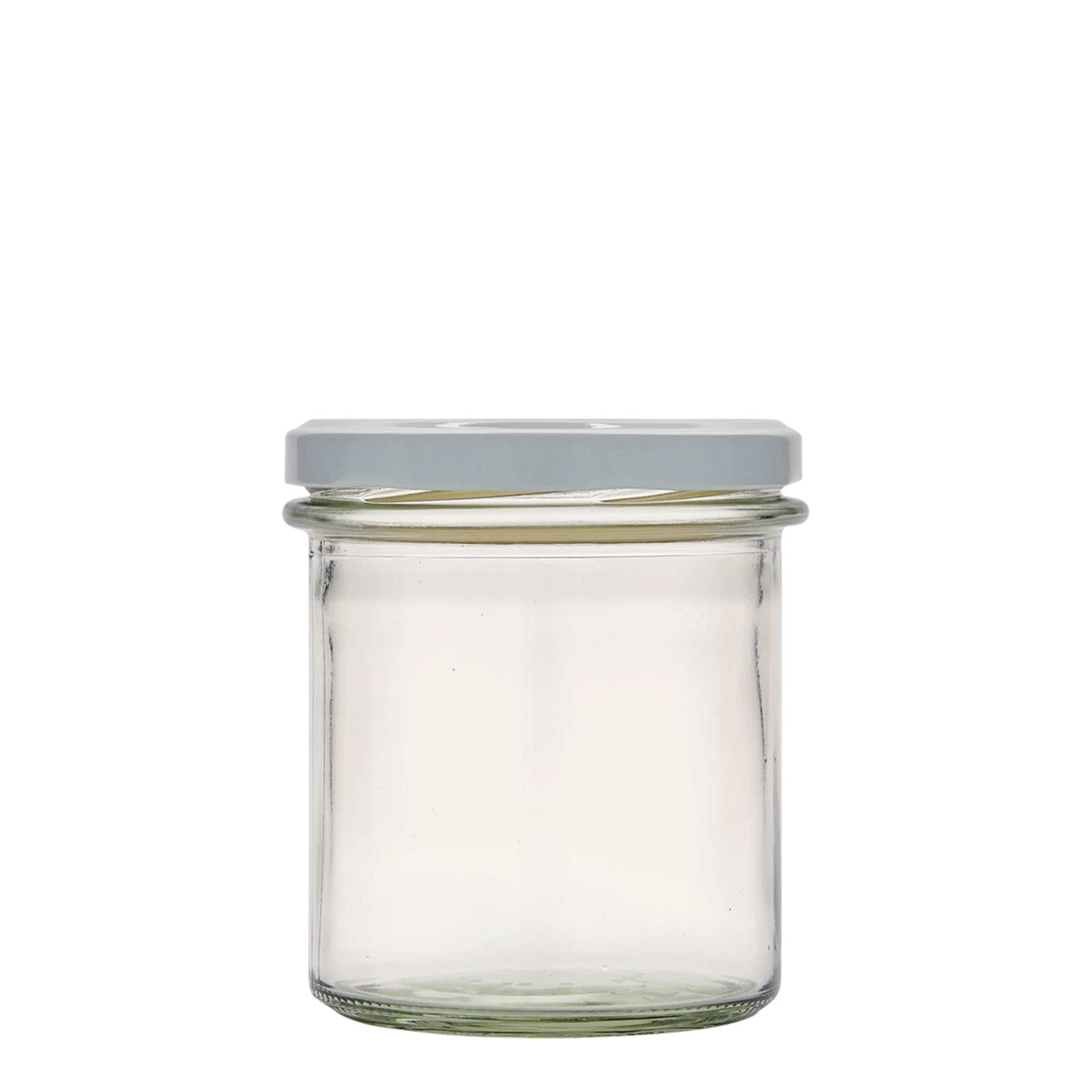 350 ml висок буркан с широк отвор, затваряне: винтов капак Twist-Off (TO 82)
