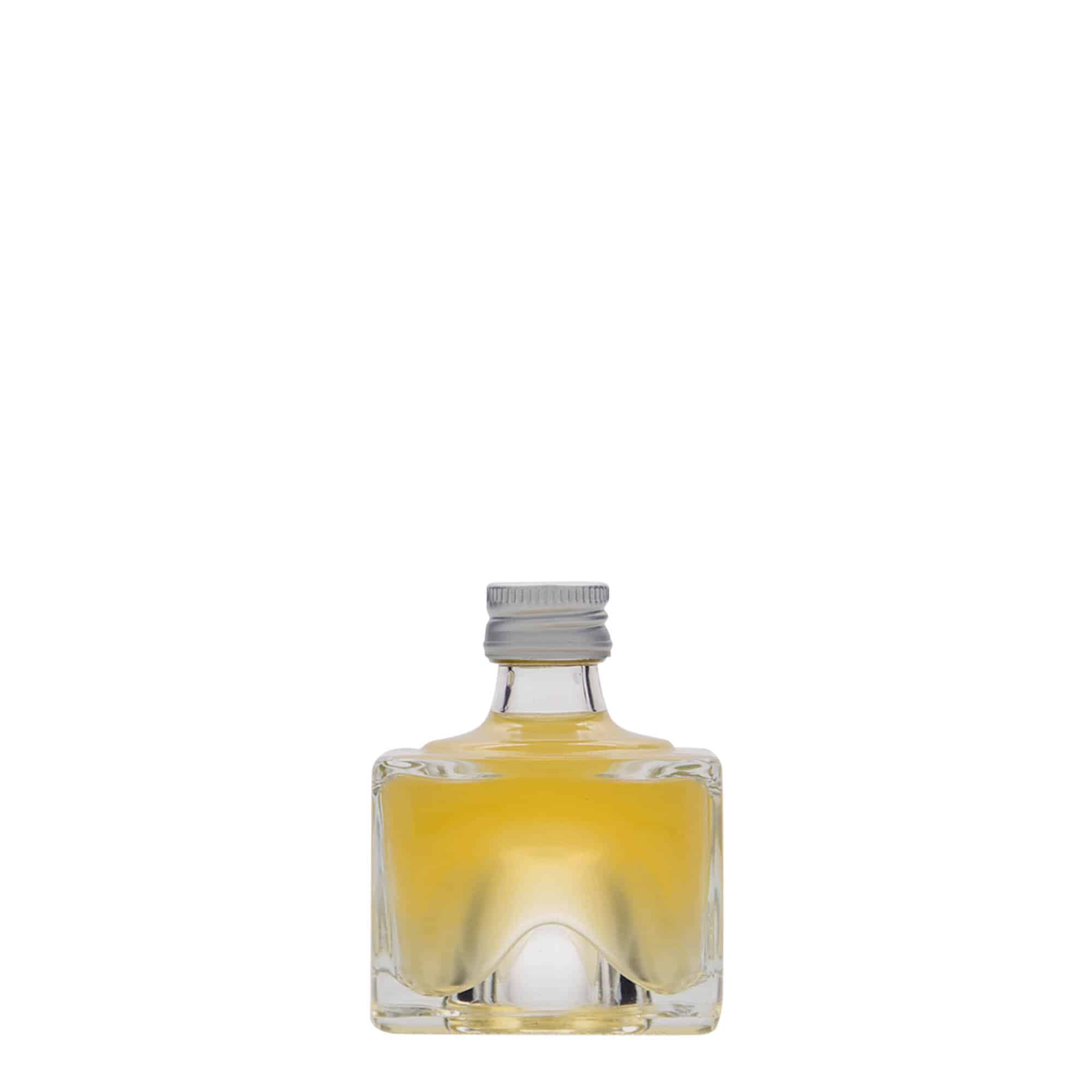 40 ml стъклена бутилка „Cocolores“, квадратна, затваряне: капачка PP 18