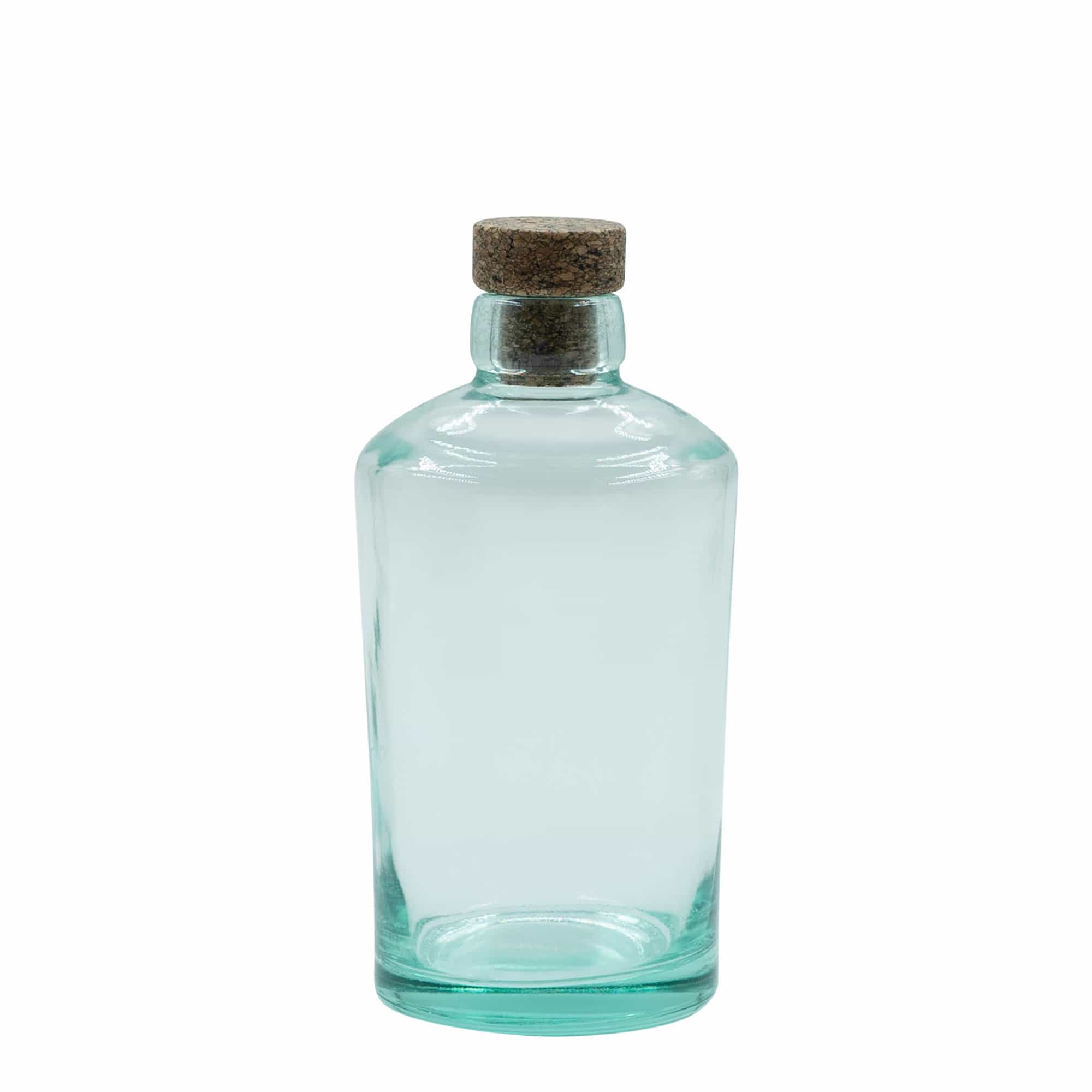 500 ml стъклена бутилка „Barrel“, затваряне: коркова тапа
