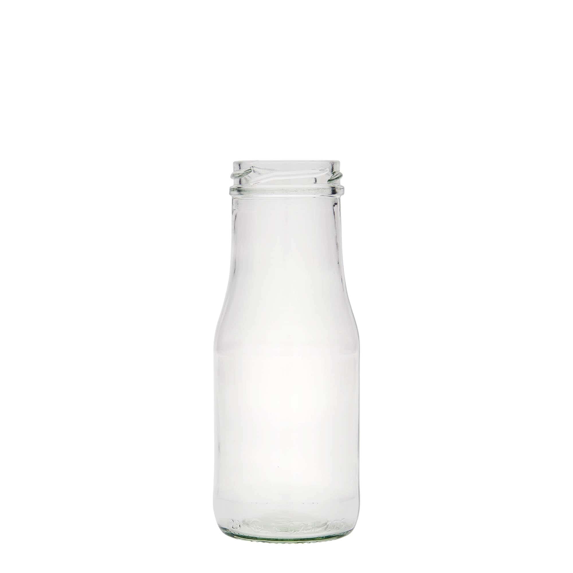250 ml стъклена бутилка „Susann“, затваряне: винтов капак Twist-Off (TO 48) 250 ml стъклена бутилка „Susann“, затваряне: винтов капак Twist-Off (TO 48)