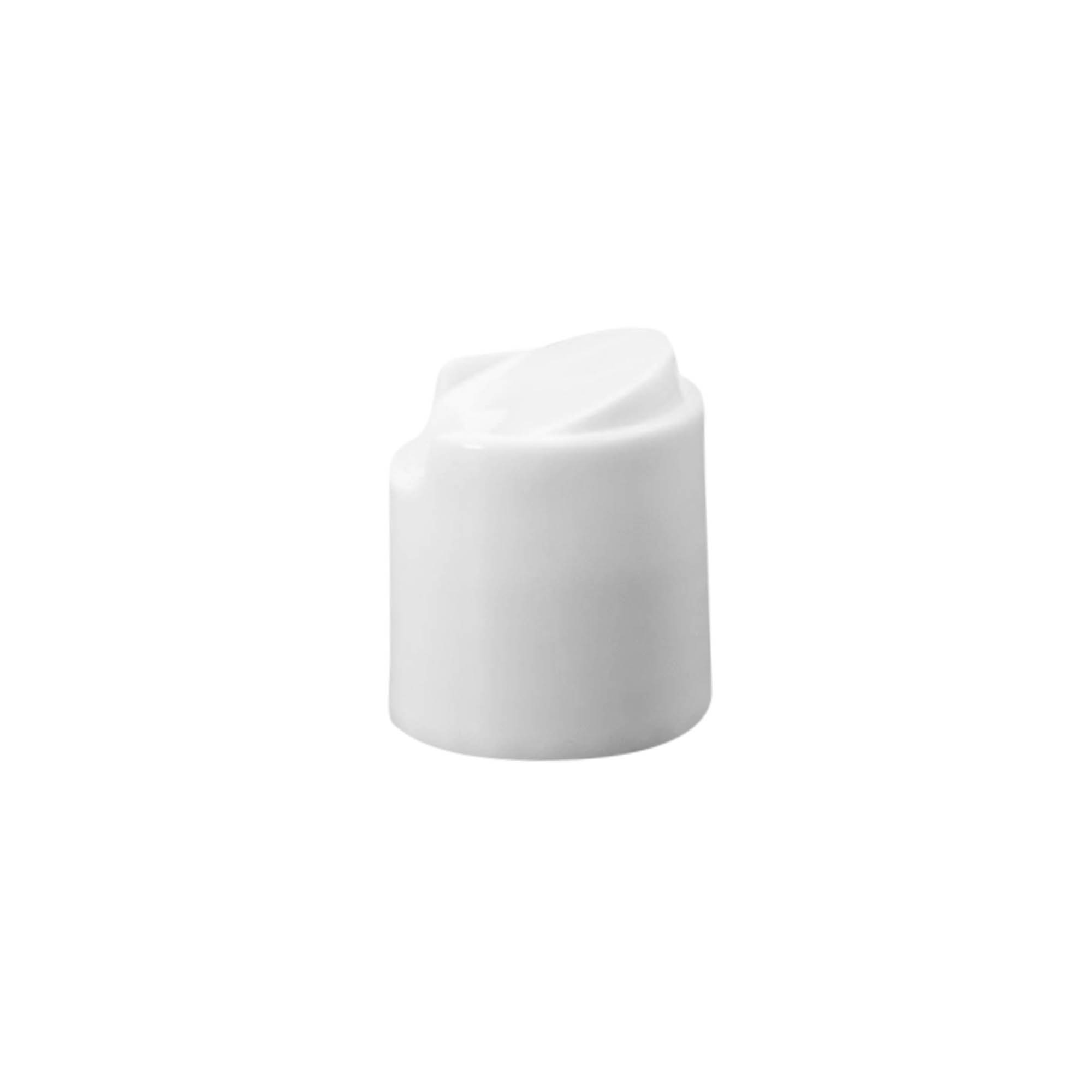 Винтова капачка Disc Top, PP-пластмаса, бяла, за отвор: 24/410 Винтова капачка Disc Top, PP-пластмаса, бяла, за отвор: 24/410