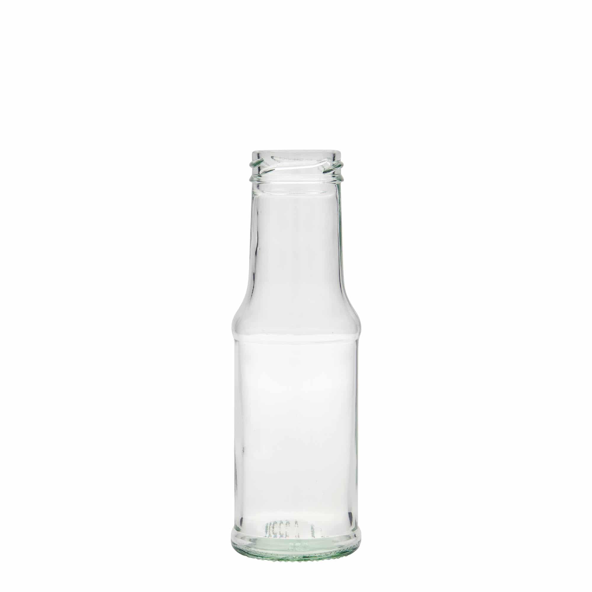 200 ml бутилка за сос, стъклена, затваряне: винтов капак Twist-Off (TO 43) 200 ml бутилка за сос, стъклена, затваряне: винтов капак Twist-Off (TO 43)