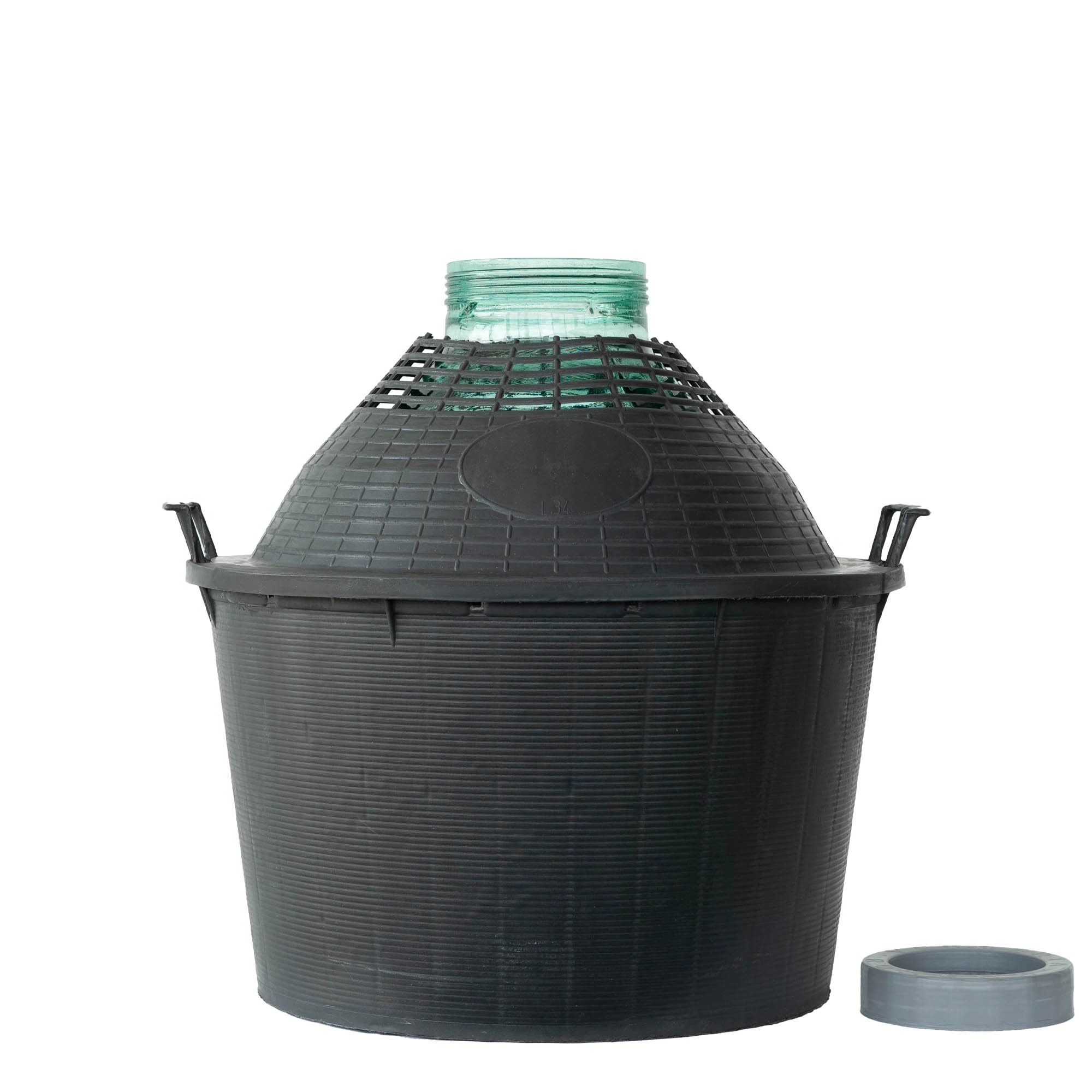 34 l балонен бутилка с широк врат, стъкло, отвор: винтова капачка 34 l балонен бутилка с широк врат, стъкло, отвор: винтова капачка