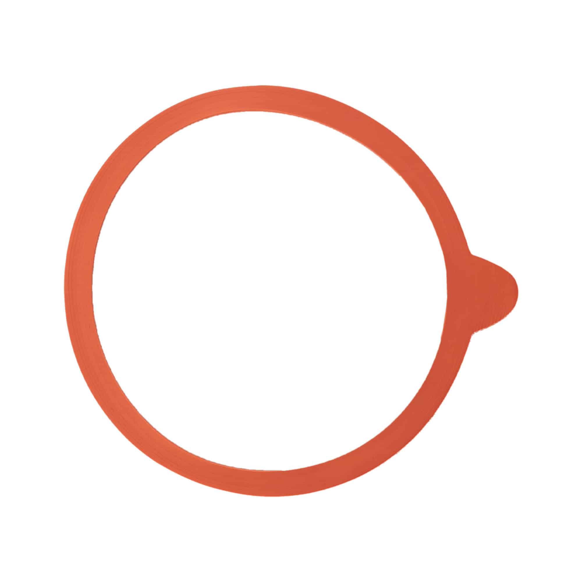 WECK-консервиращ пръстен RR120, червен, отвор: кръгъл ръб