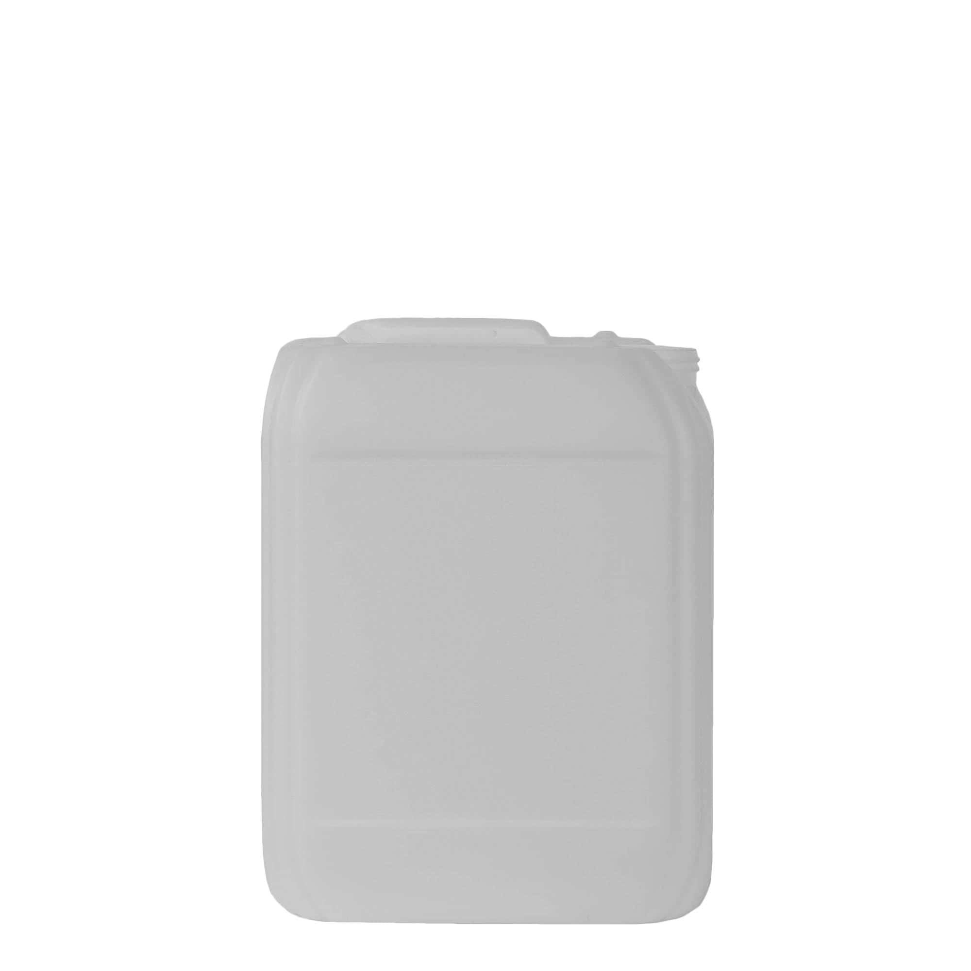 10 l бидон, правоъгълен, HDPE пластмаса, естествен цвят, затваряне: ND 55 10 l бидон, правоъгълен, HDPE пластмаса, естествен цвят, затваряне: ND 55