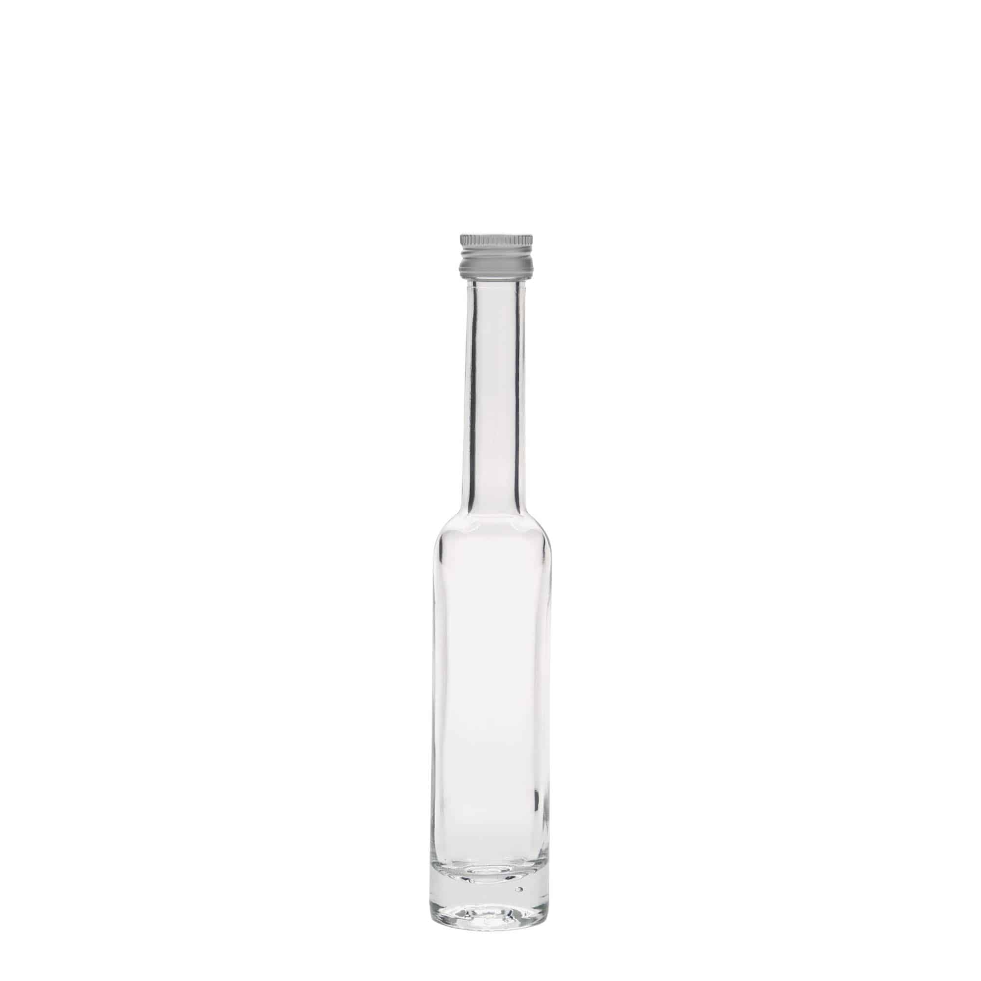 40 ml стъклена бутилка „Платина“, затваряне: капачка PP 18