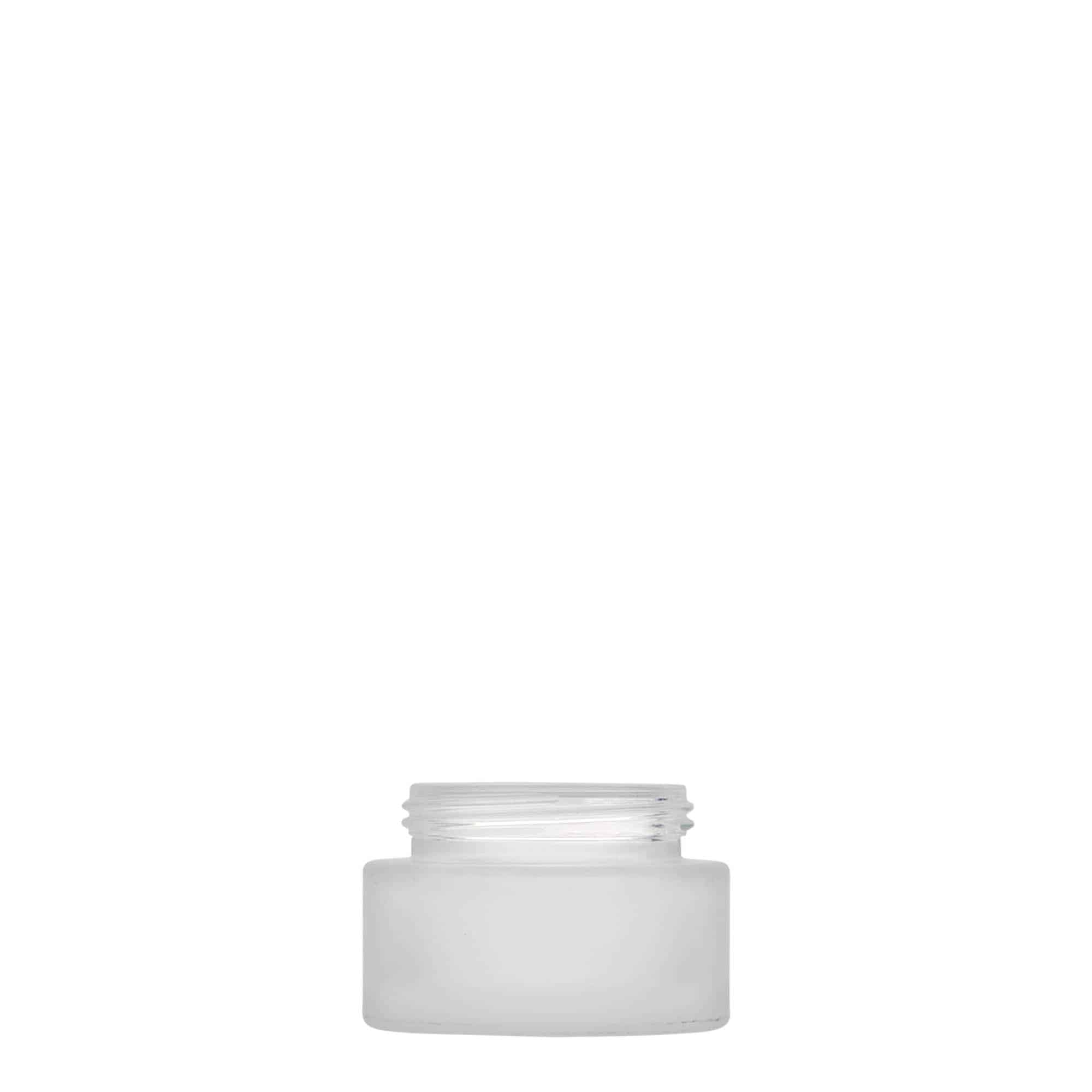 15 ml бурканче за козметични продукти „Platin Edition“, стъклено, със заскрежен ефект, затваряне: винтова капачка 15 ml бурканче за козметични продукти „Platin Edition“, стъклено, със заскрежен ефект, затваряне: винтова капачка