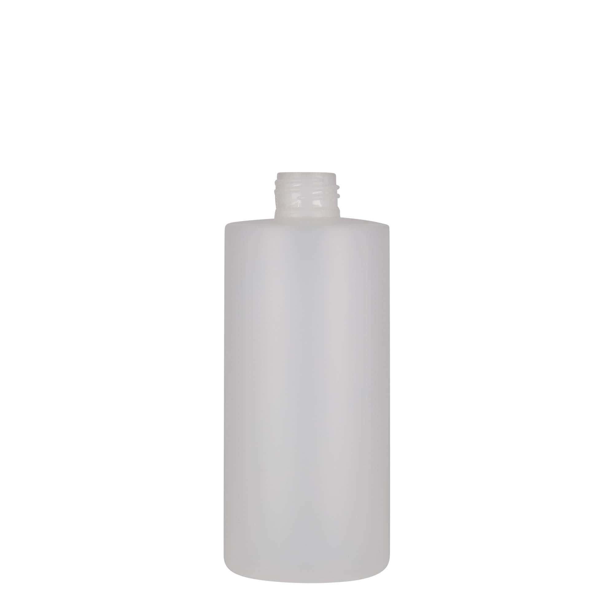 300 ml пластмасова бутилка „Pipe“, HDPE, бяла, затваряне: винтова капачка GPI 24/410 300 ml пластмасова бутилка „Pipe“, HDPE, бяла, затваряне: винтова капачка GPI 24/410