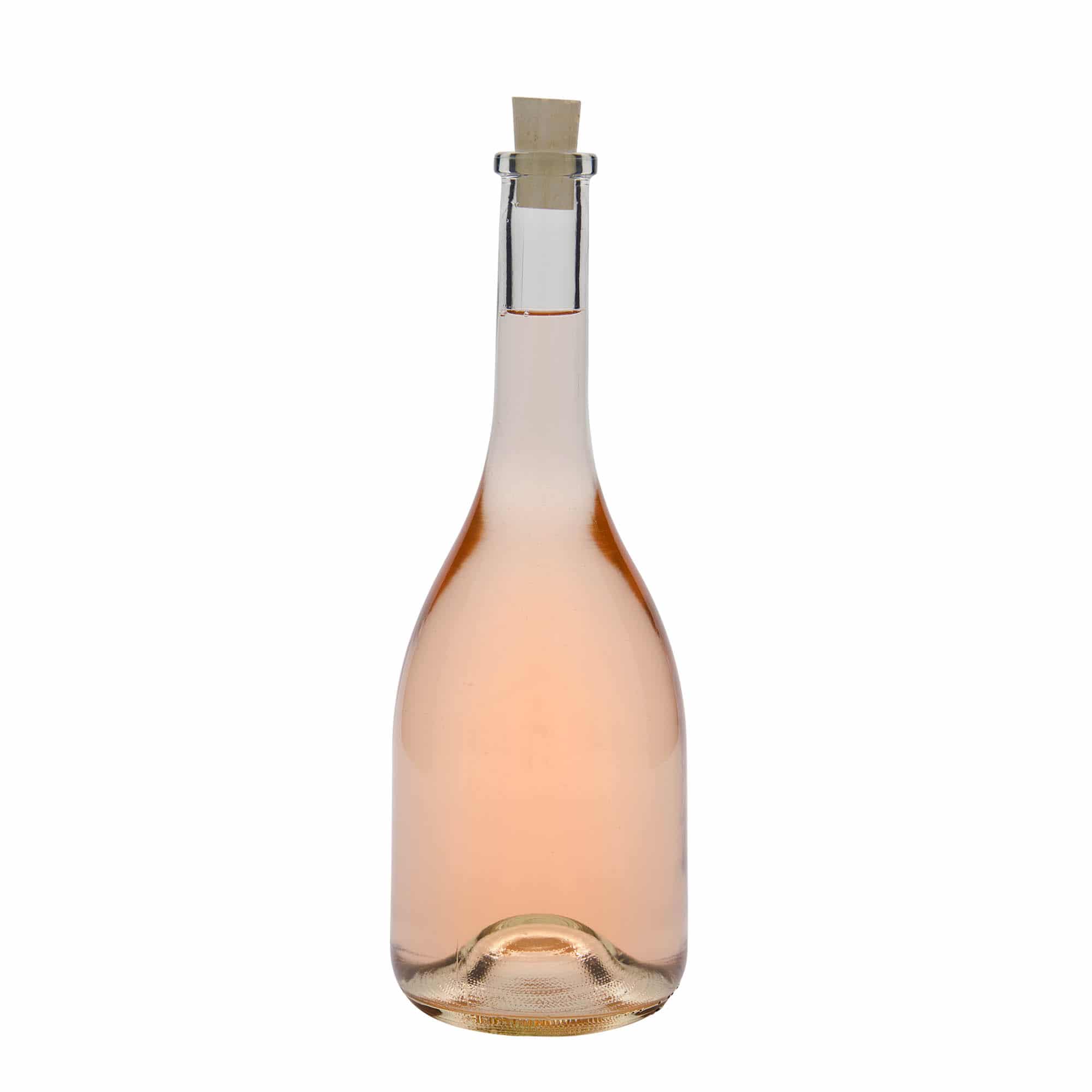 750 ml стъклена бутилка „Rustica“, затваряне: коркова тапа