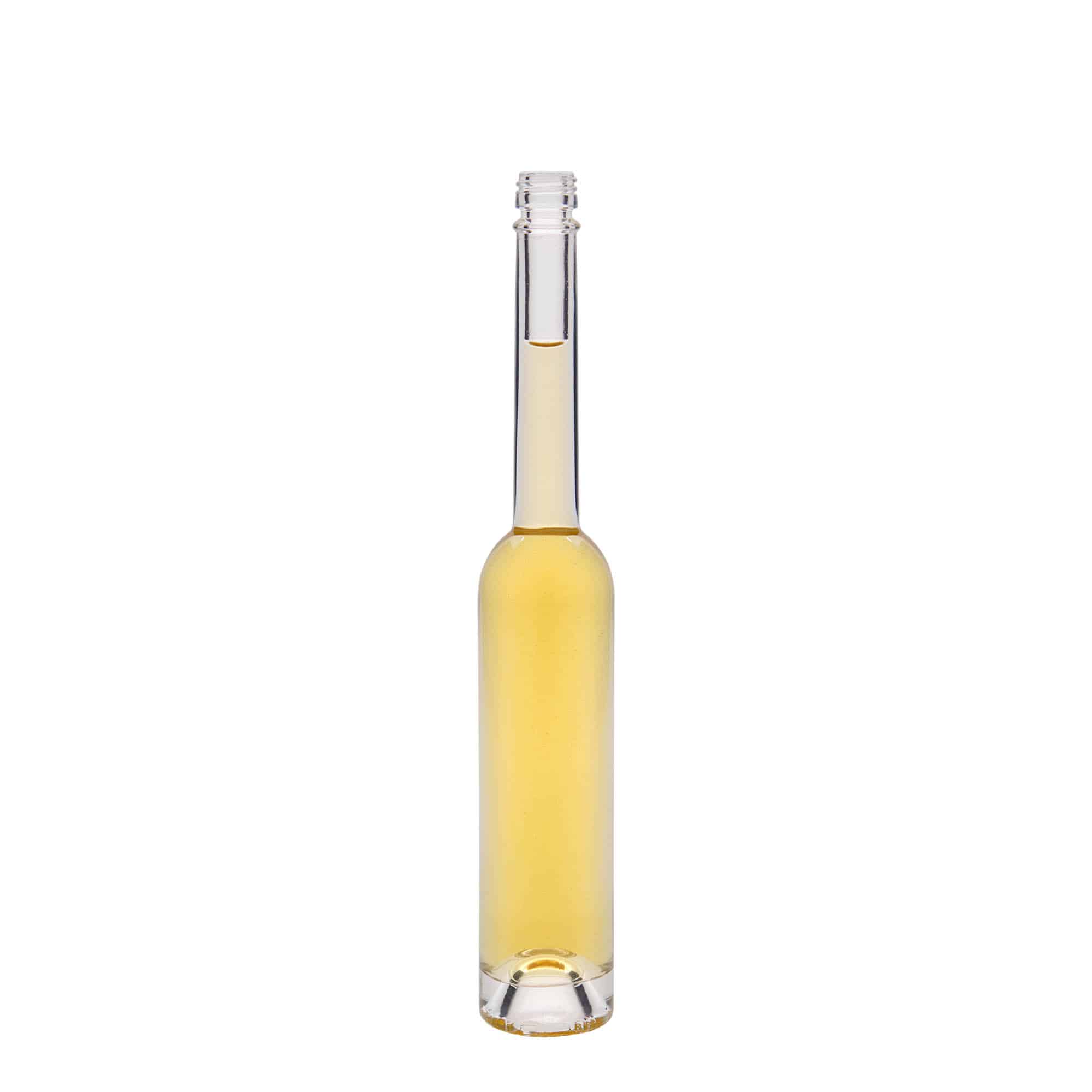 100 ml стъклена бутилка „Платина“, затваряне: капачка PP 18