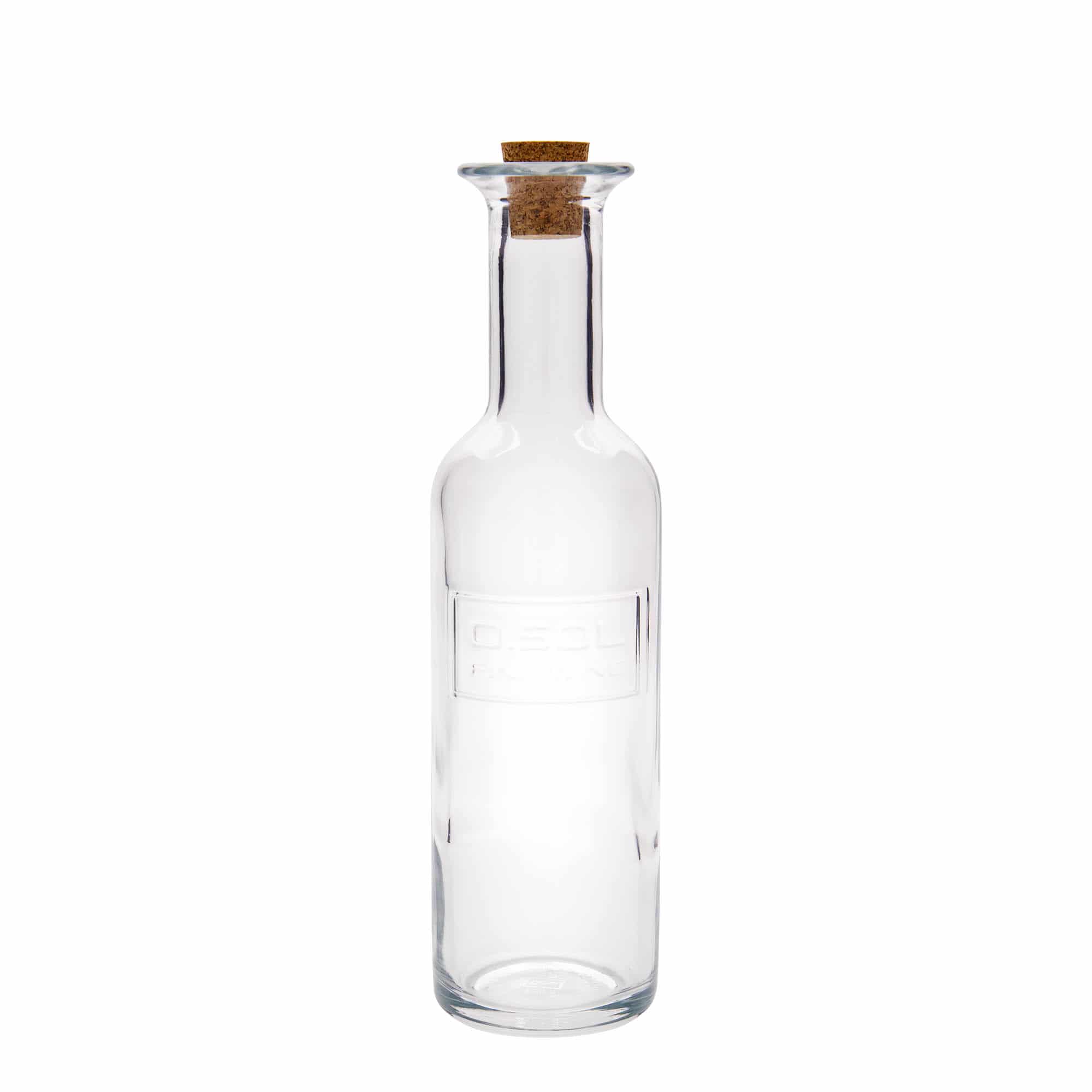 500 ml стъклена бутилка „Optima Fine Wine“, затваряне: коркова тапа