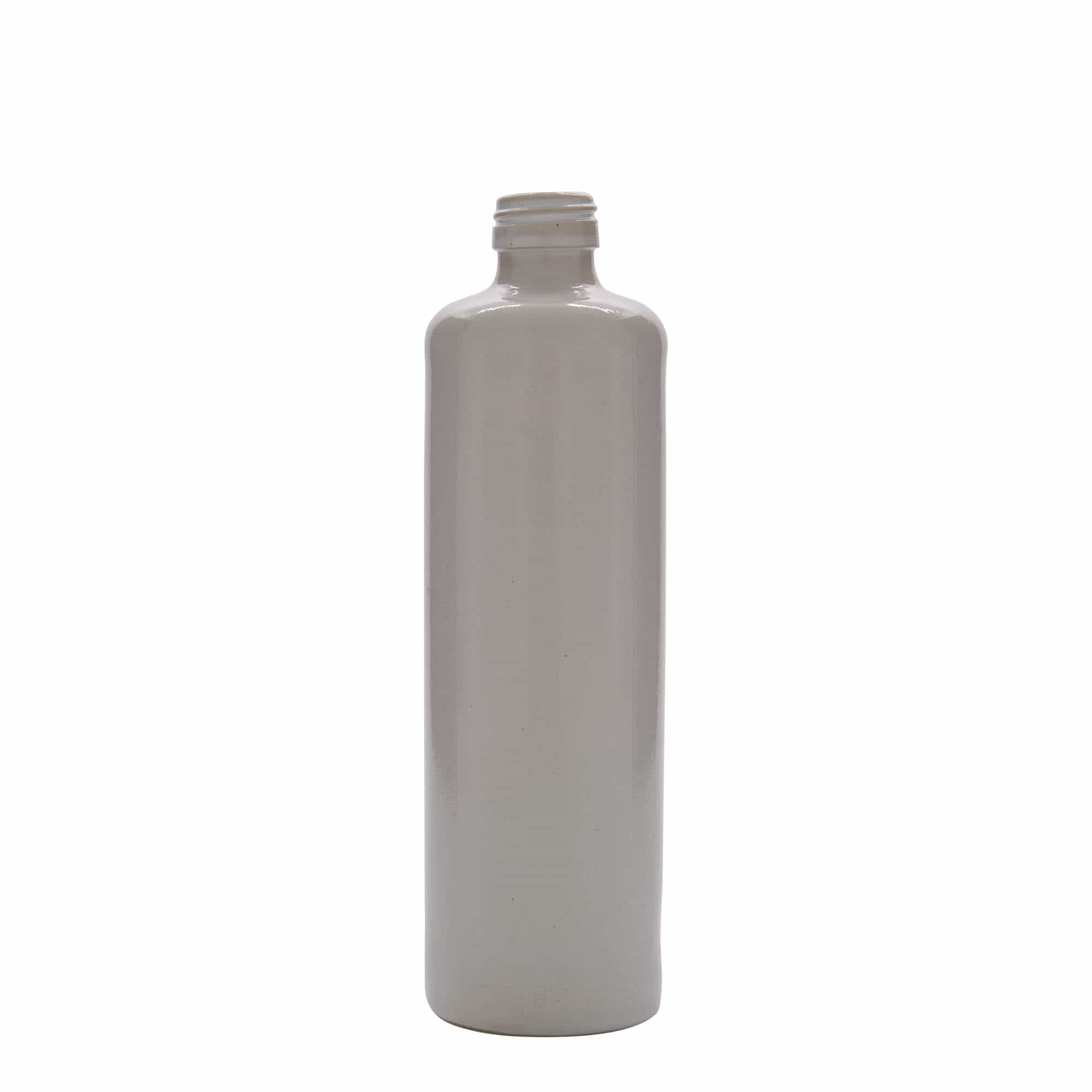 500 ml бутилка, каменна керамика, бяла, затваряне: капачка PP 31,5