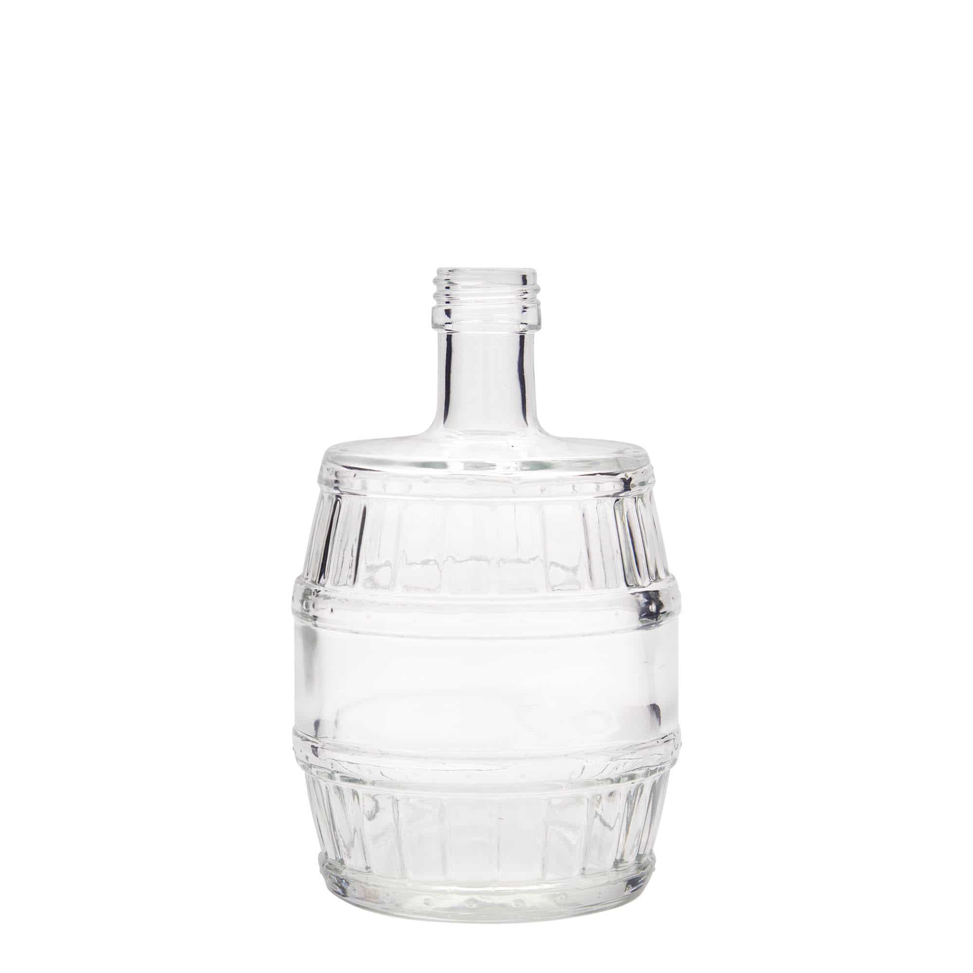 500 ml стъклена бутилка „Fass“, затваряне: капачка PP 28 500 ml стъклена бутилка „Fass“, затваряне: капачка PP 28