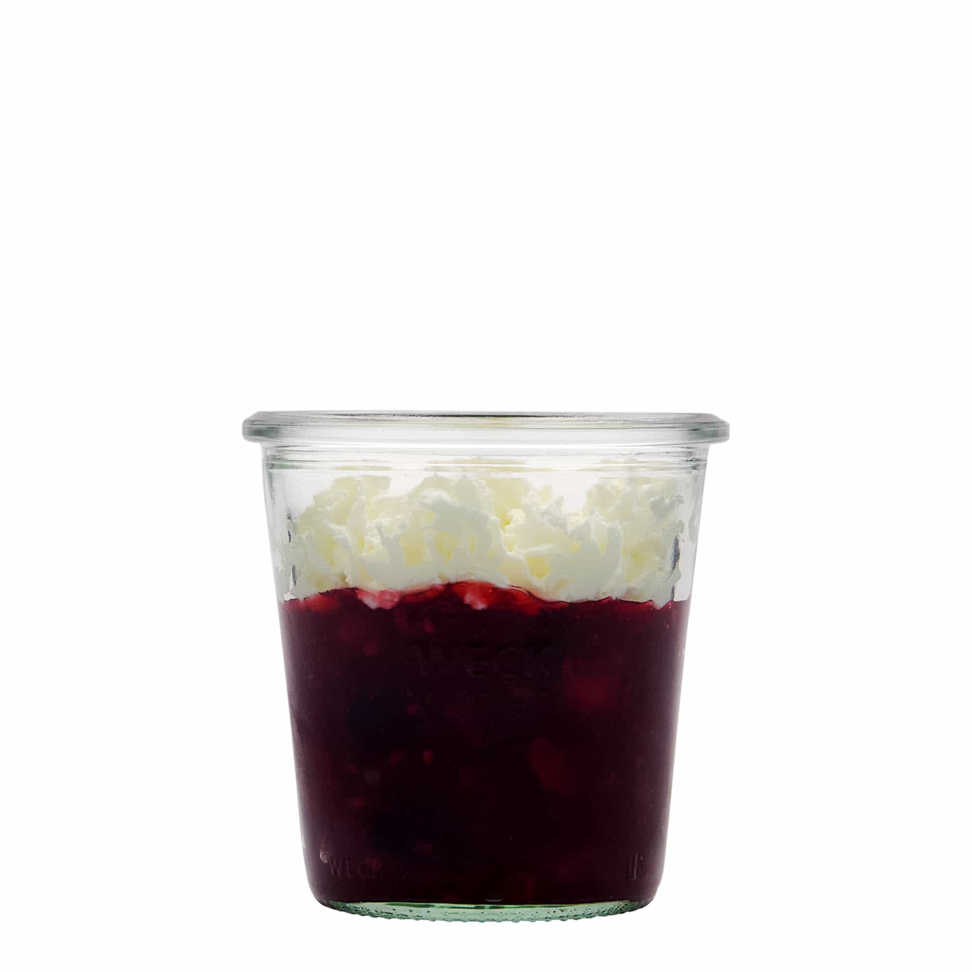 290 ml буркан с широк отвор WECK, затваряне: заоблен ръб
