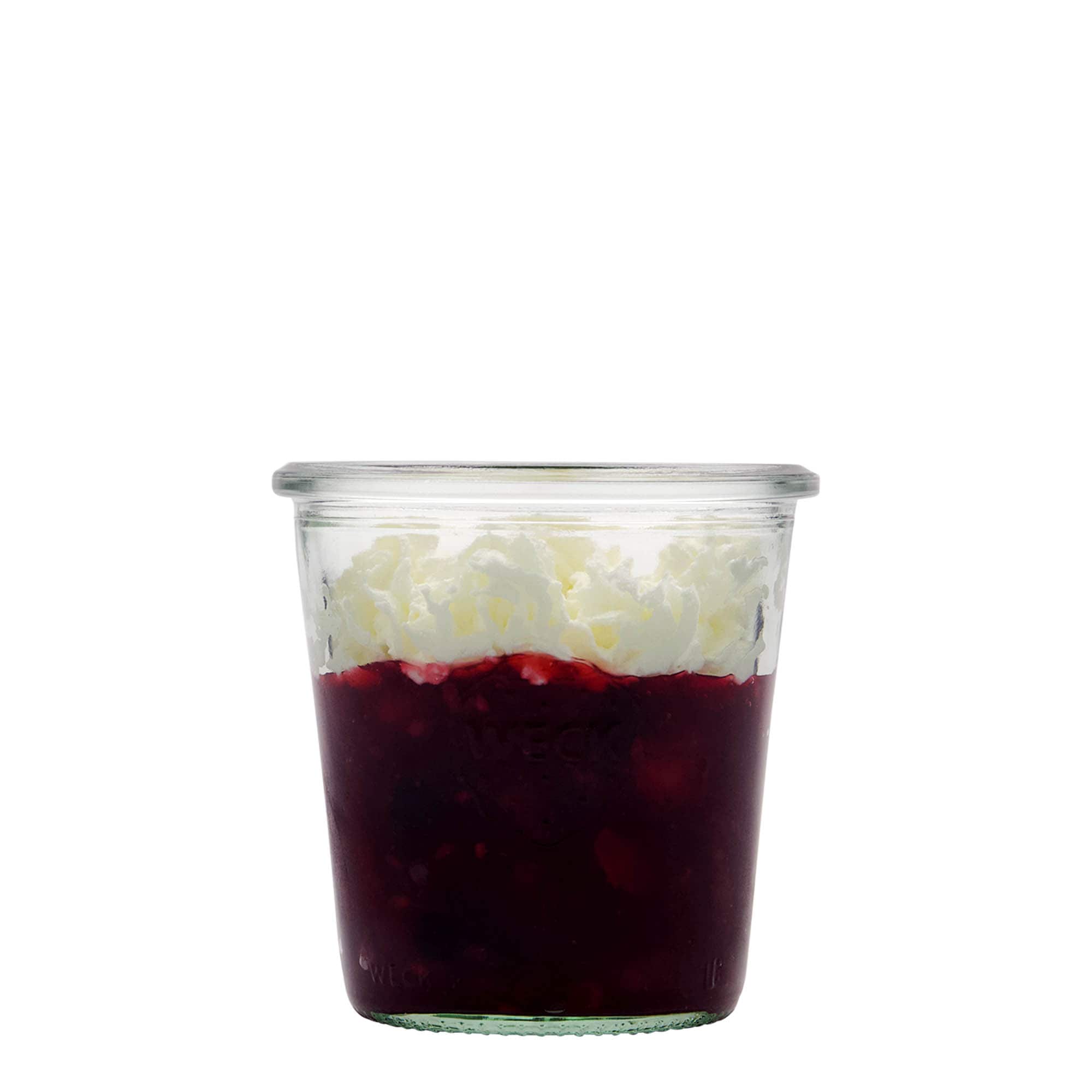 290 мл WECK-стъклен буркан с широко гърло, отвор: кръгъл ръб