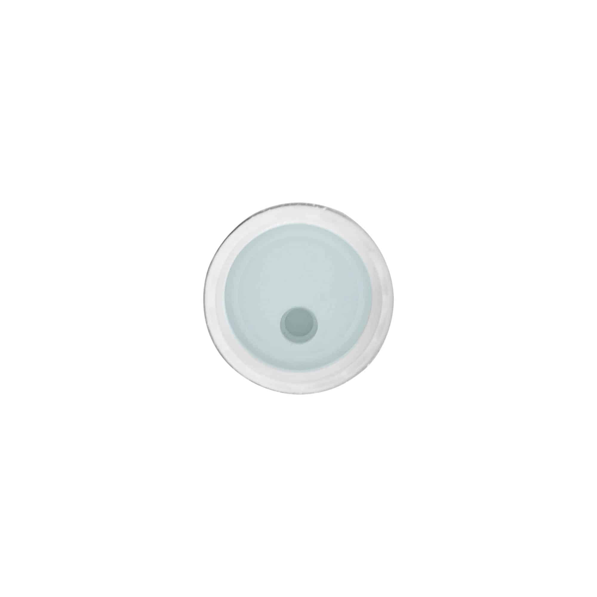 Винтова капачка Disc Top, PP пластмаса, сребриста, за отвор: 24/410