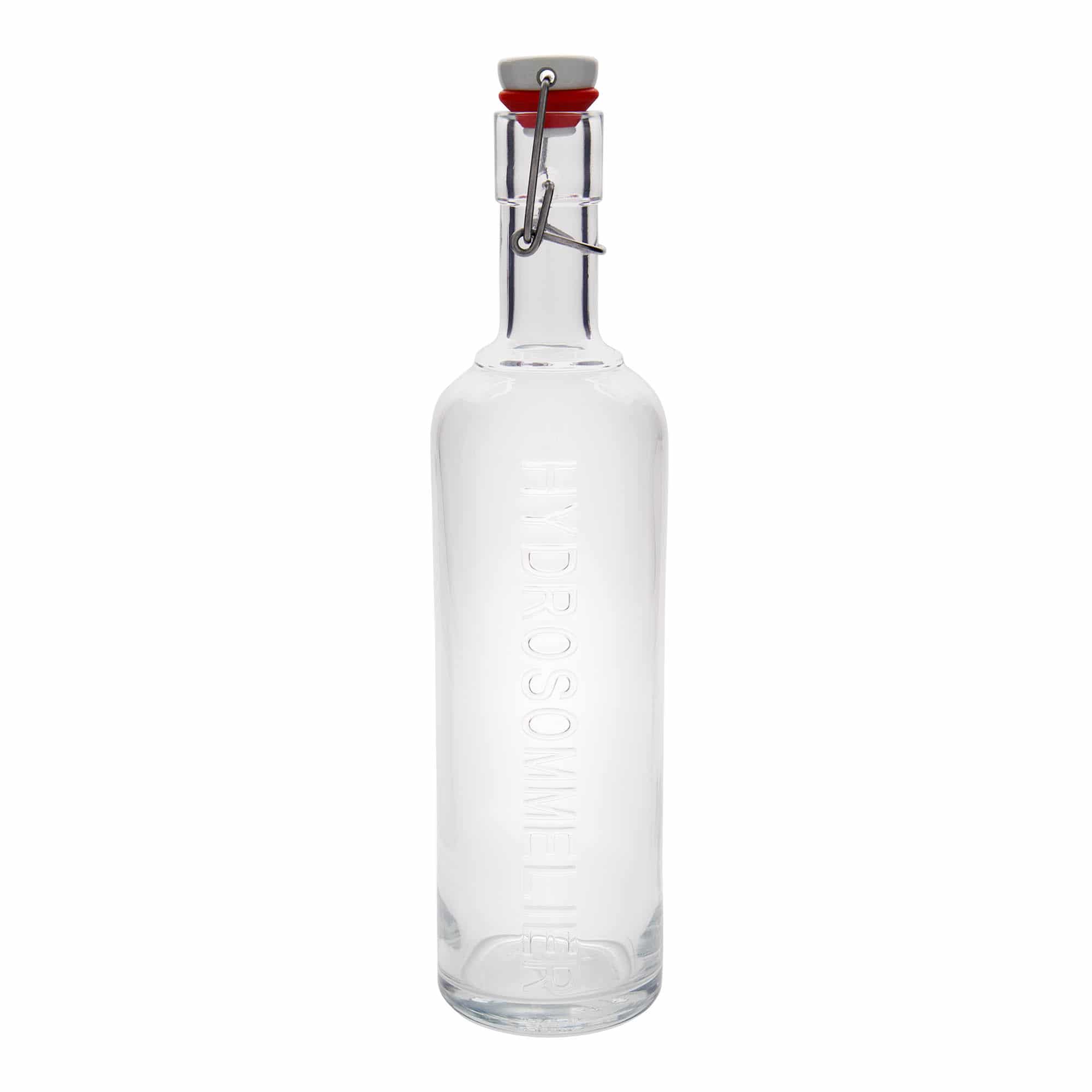 1000 ml стъклена бутилка „Optima Hydrosommelier“, затваряне: тапа с клипс