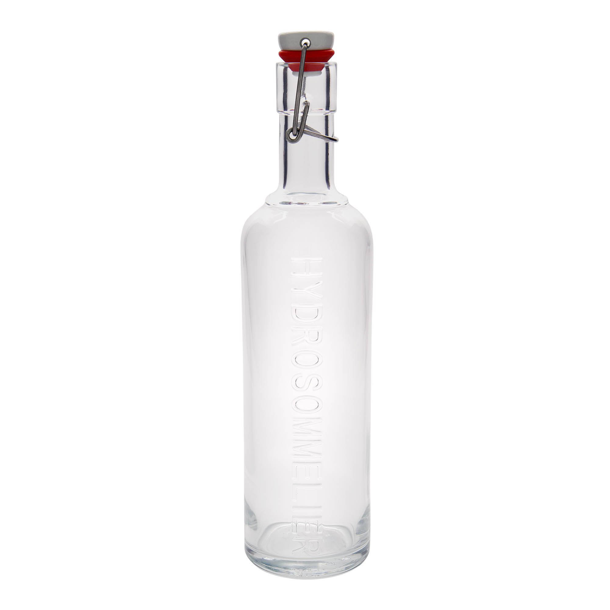 1.000 мл стъклена бутилка 'Optima Hydrosommelier', отвор: капак с бутон 1.000 мл стъклена бутилка 'Optima Hydrosommelier', отвор: капак с бутон