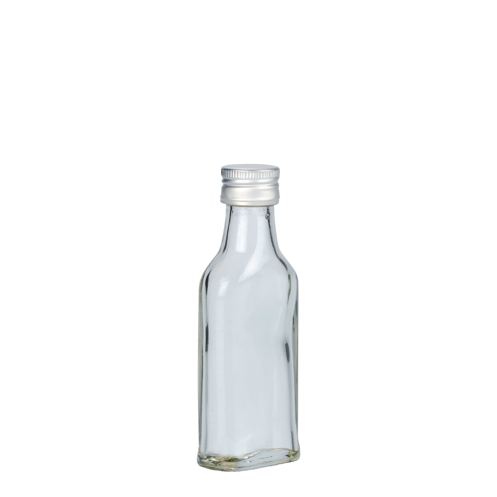 40 ml джобна бутилка, правоъгълна, затваряне: капачка PP 22
