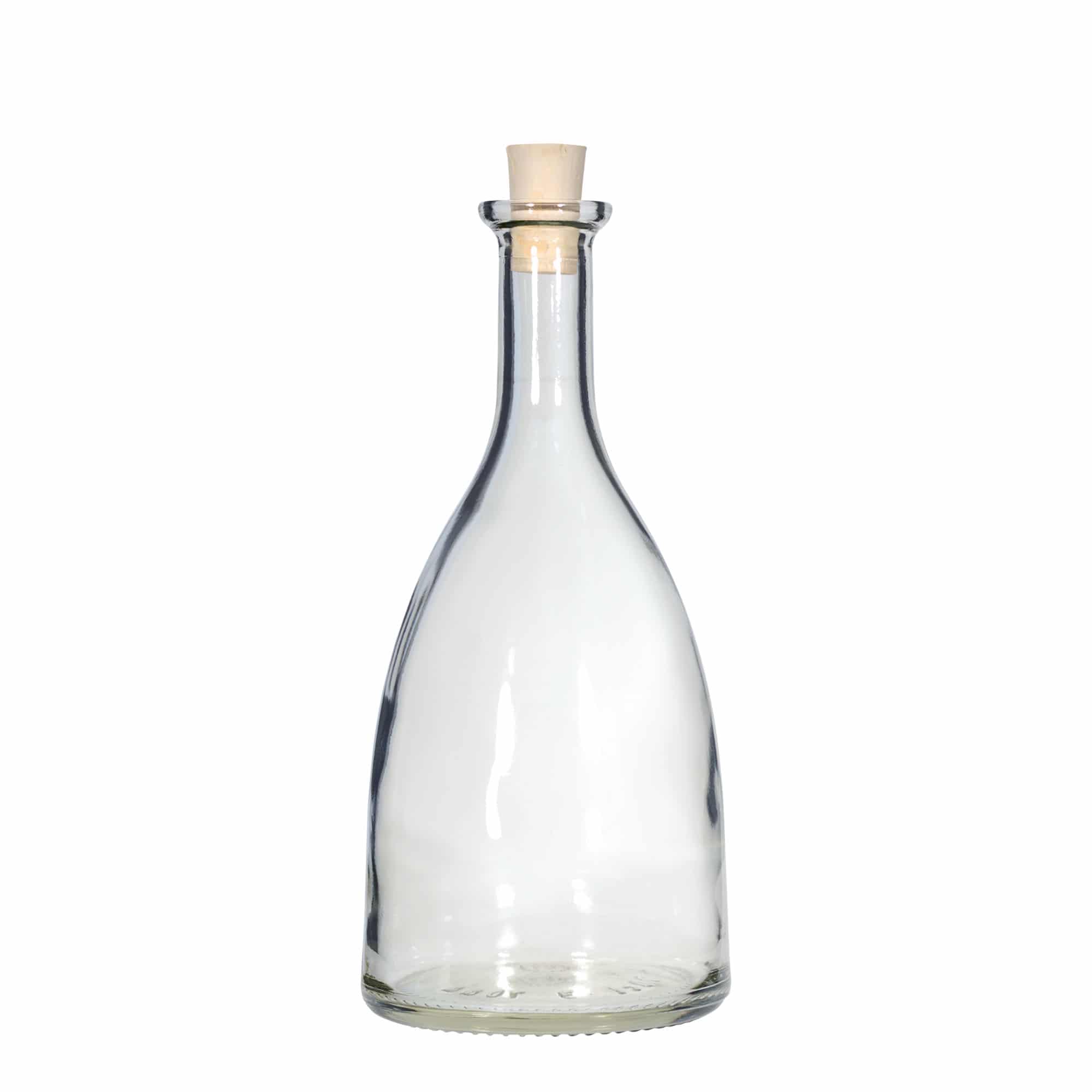 700 ml стъклена бутилка „Viola“, затваряне: коркова тапа