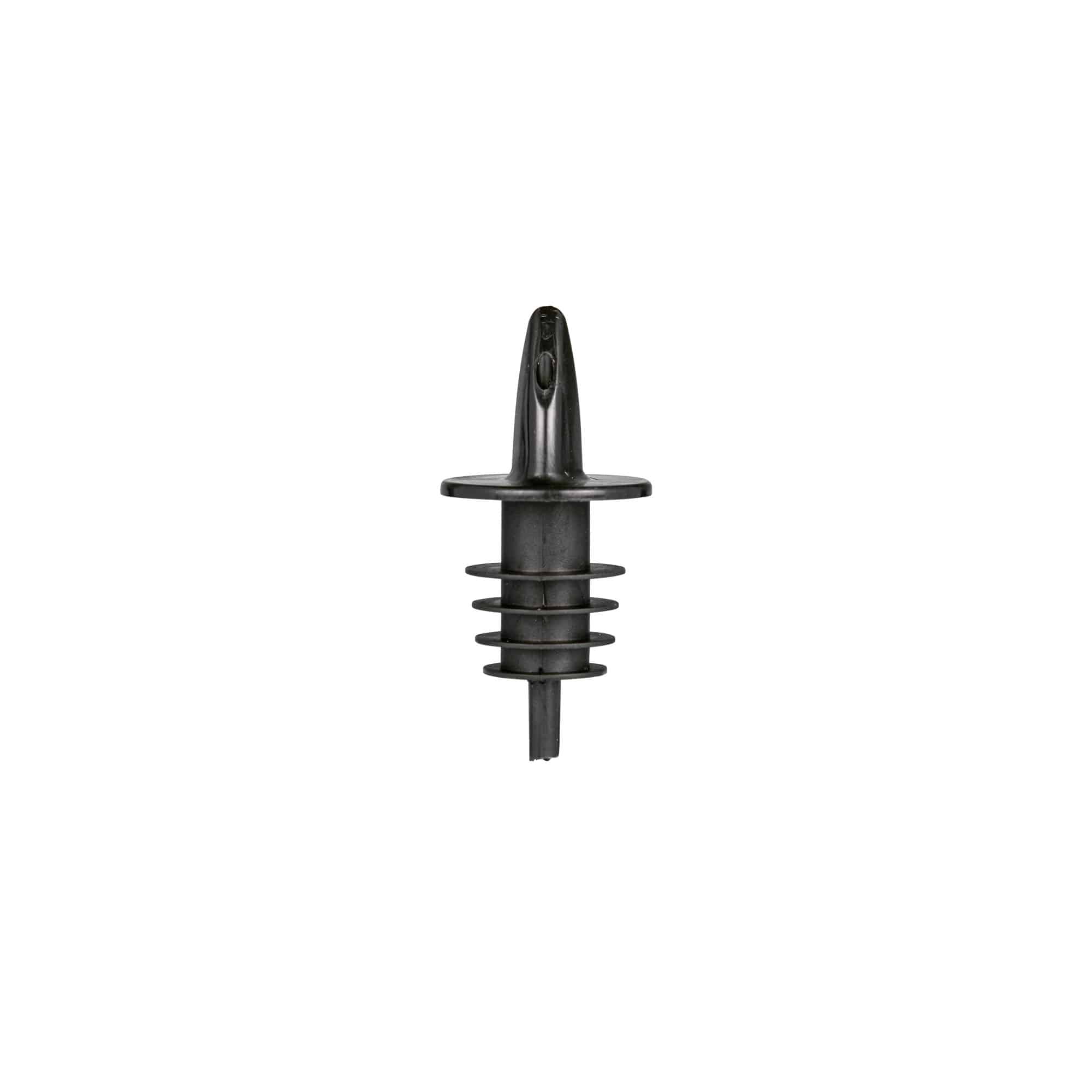 Накрайник за наливане Jet Pour, PE пластмаса, черен Накрайник за наливане Jet Pour, PE пластмаса, черен
