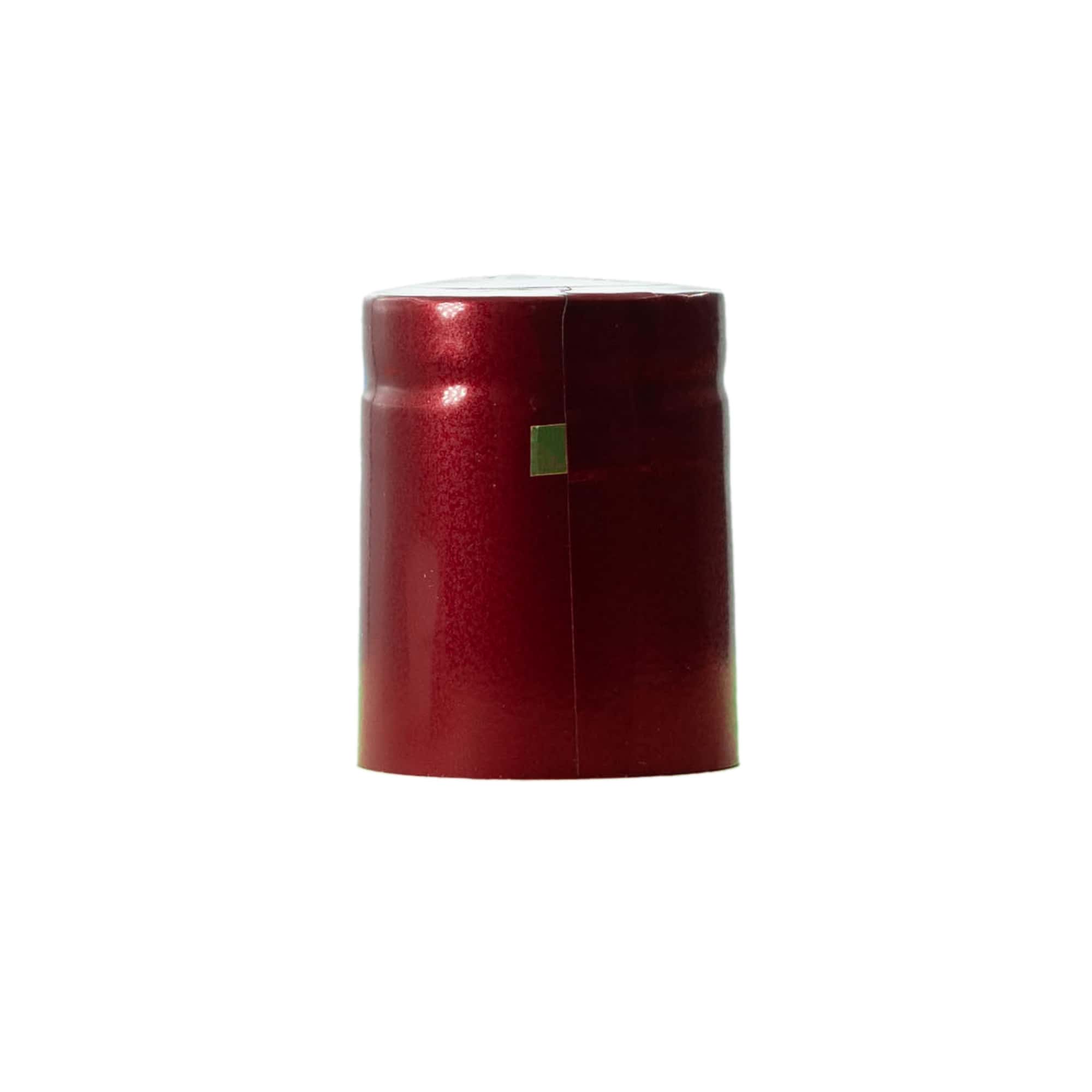 Свиваща се капсула 32x41, PVC пластмаса, вино червено